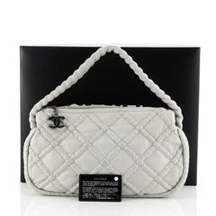 Chanel  Hidden Chain Hobo Gestepptes Lammfell Klein