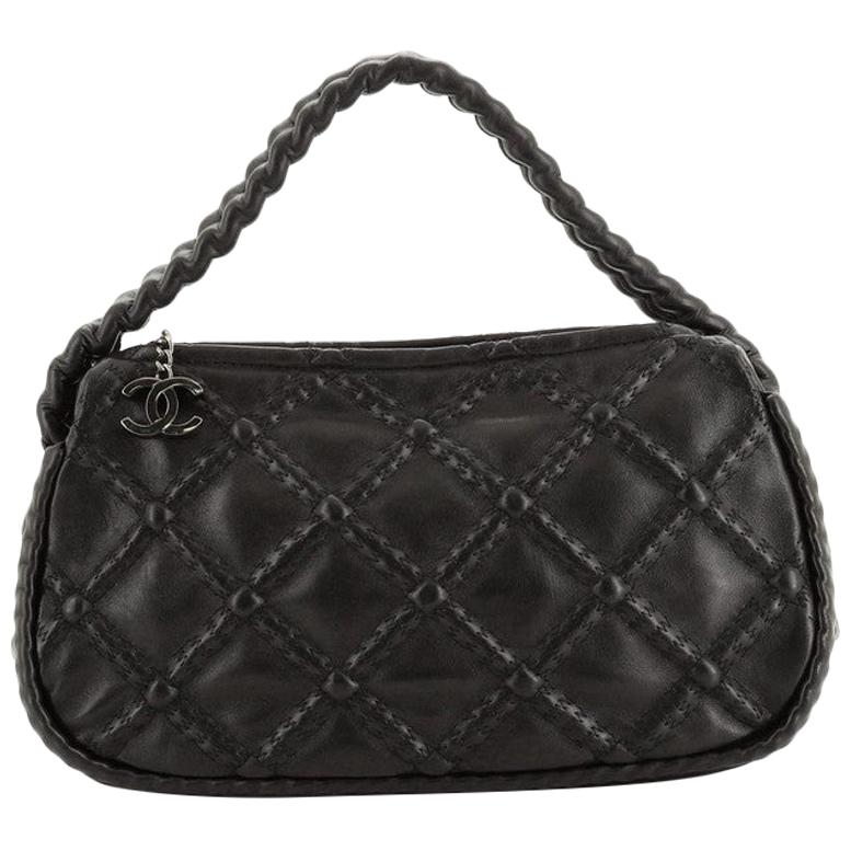 Chanel Hidden Chain Hobo Quilted Lambskin Small at 1stDibs