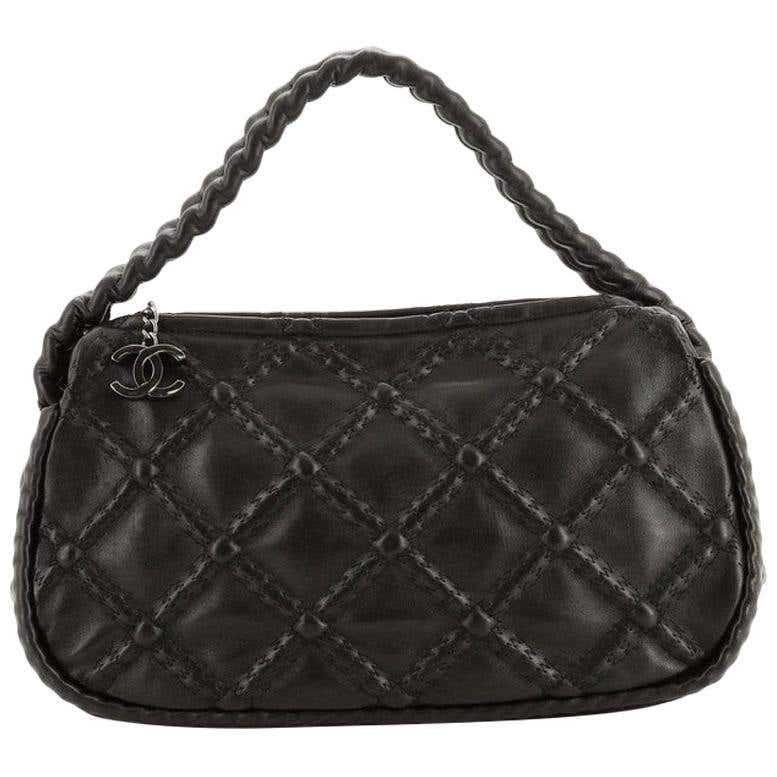 Chanel Hidden Chain Hobo Quilted Lambskin Small at 1stDibs