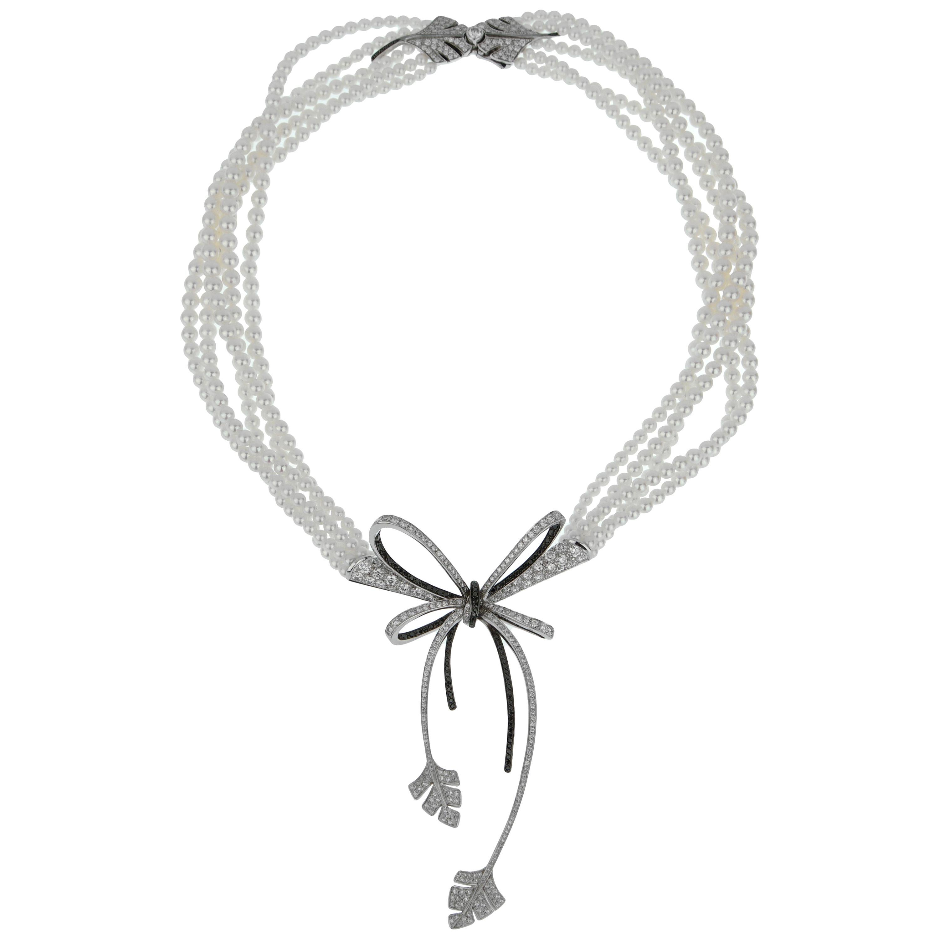 chanel necklace diamond 18k