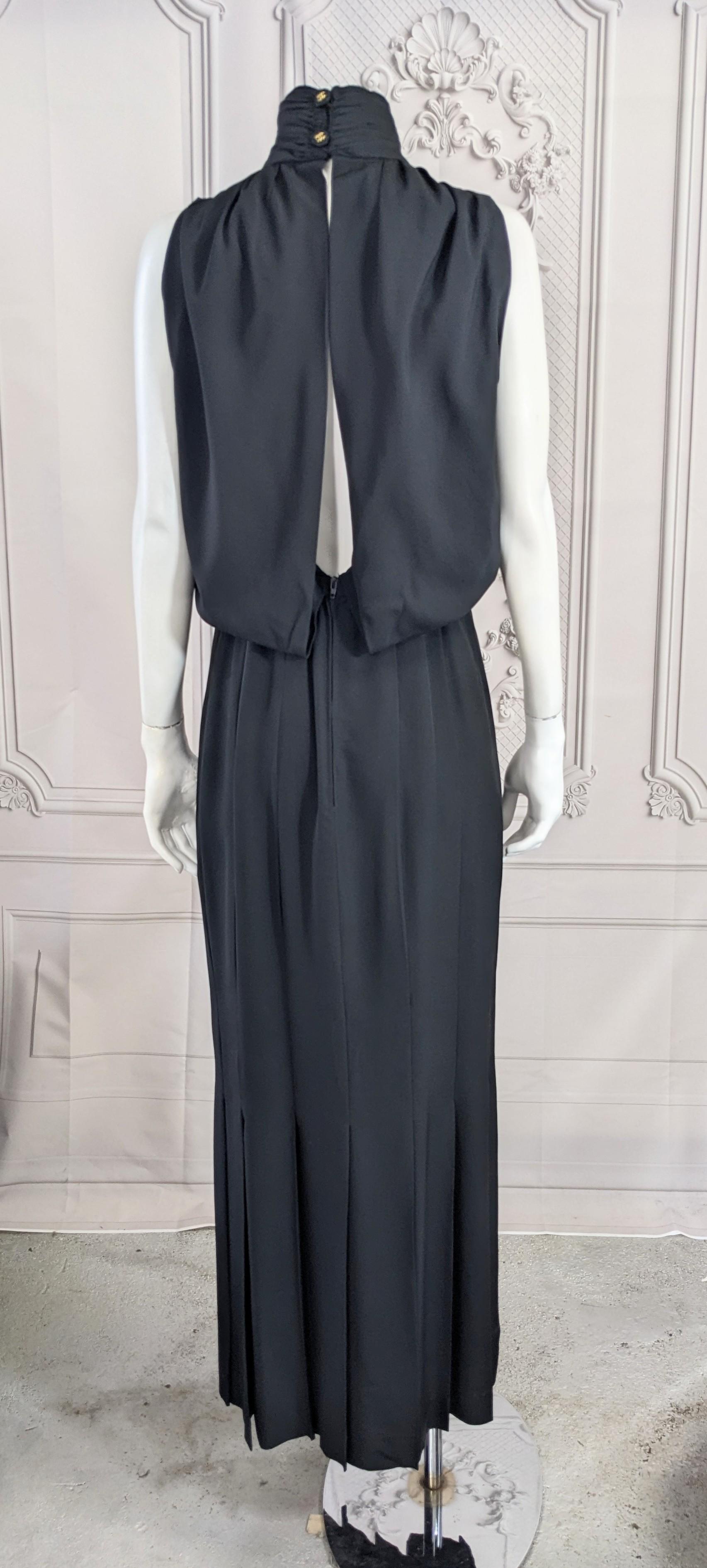 Chanel High Neck Column Gown For Sale 7