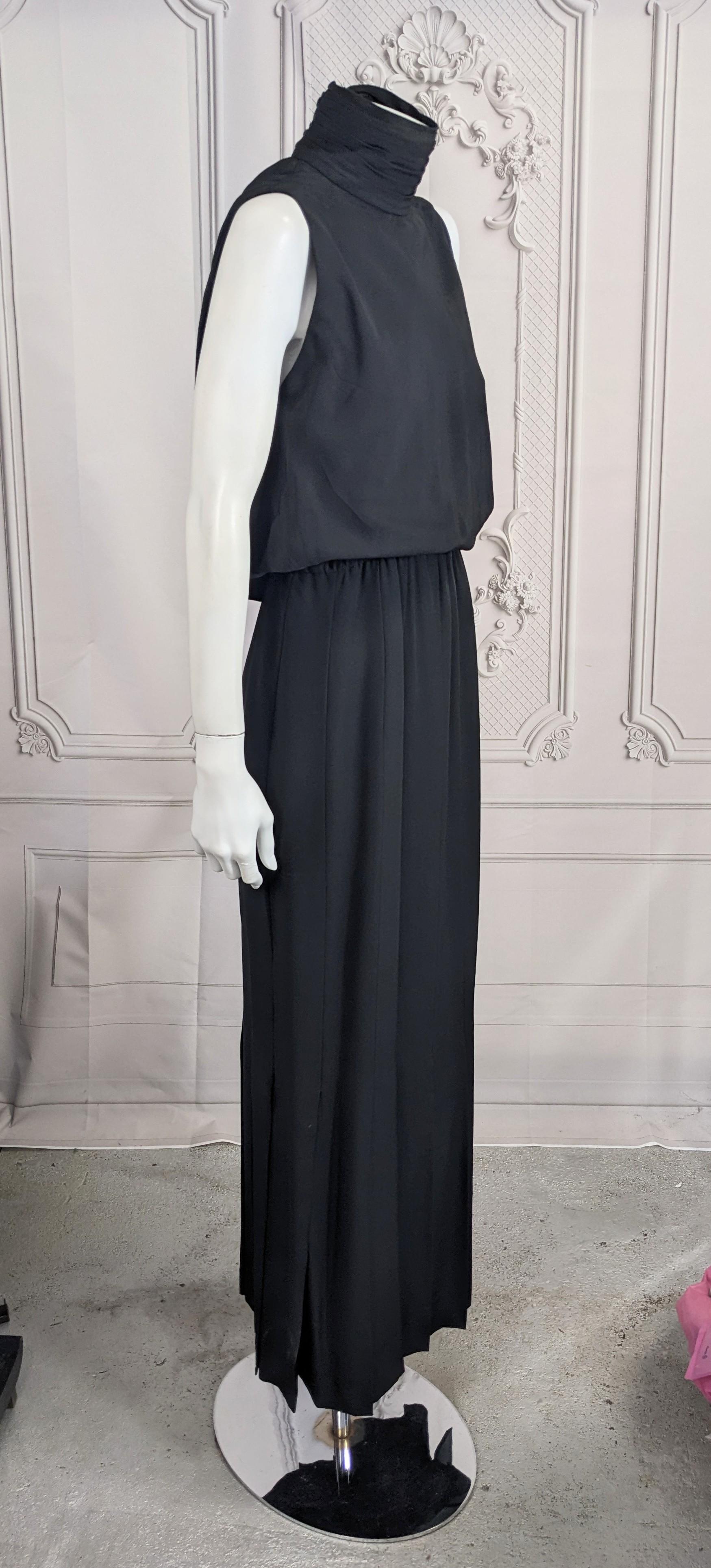 Women's Chanel High Neck Column Gown For Sale