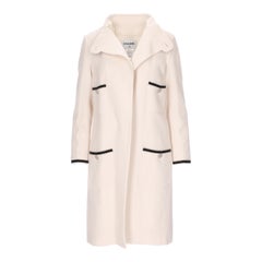 Chanel High Neck Wool Coat