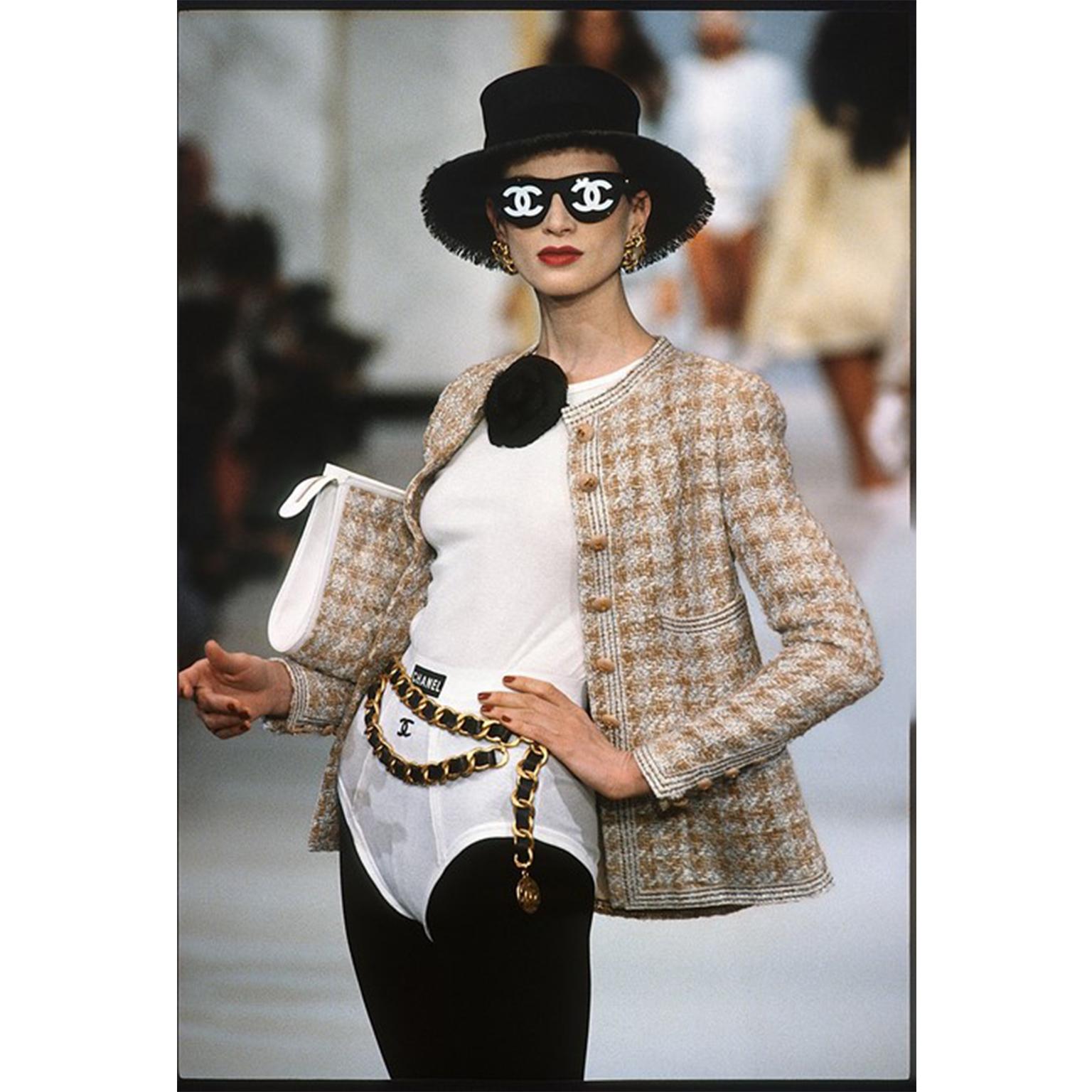 Chanel Hohe Taille Höschen Brief Unterwäsche NWB ss 1993 für Damen oder Herren