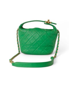 Chanel Hobo 23 Matelasse Green