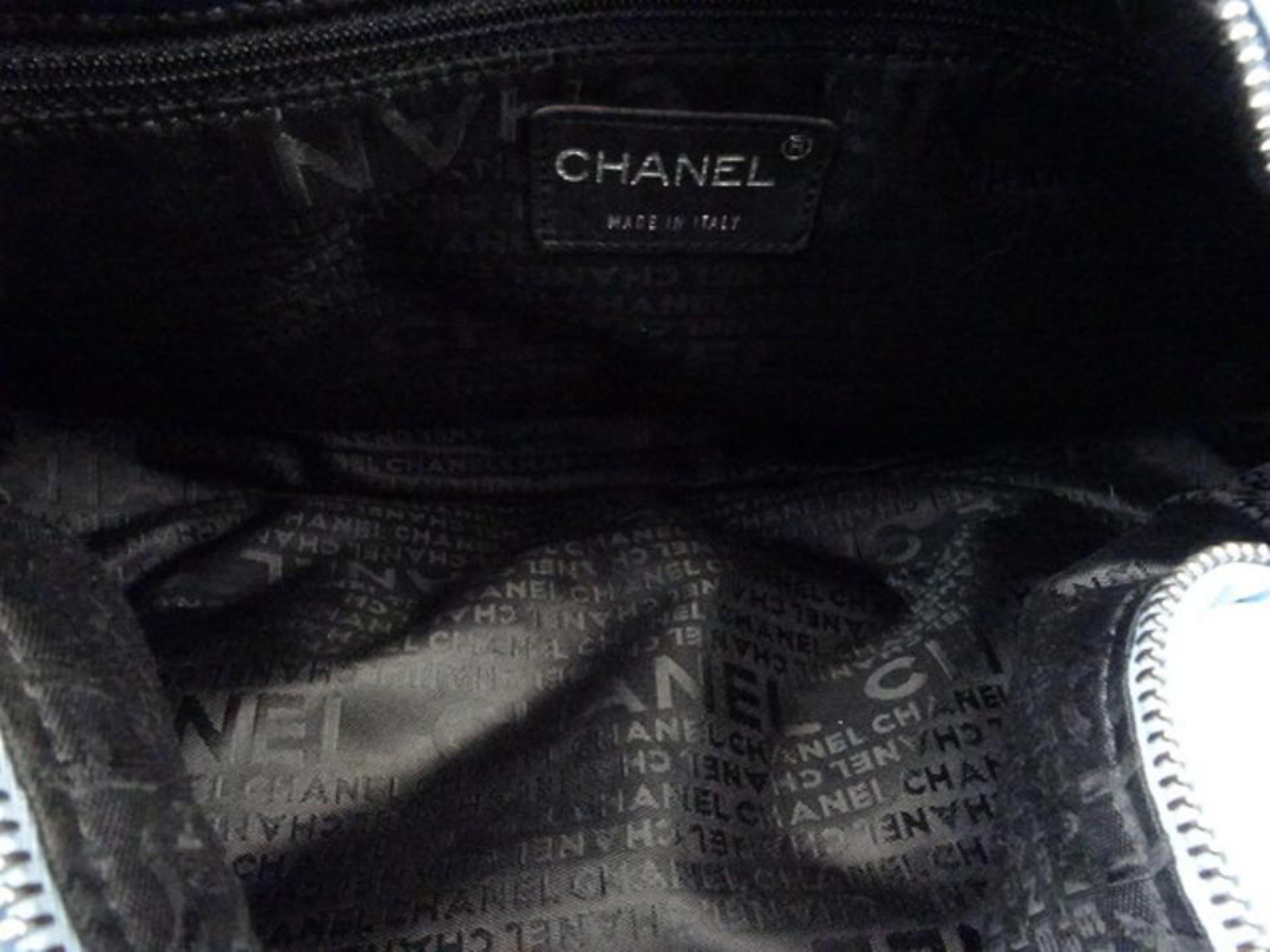 Chanel Hobo Chain 218318 Blue Rabbit Fur Shoulder Bag For Sale 2