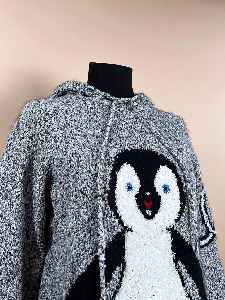 Chanel penguin sweater top