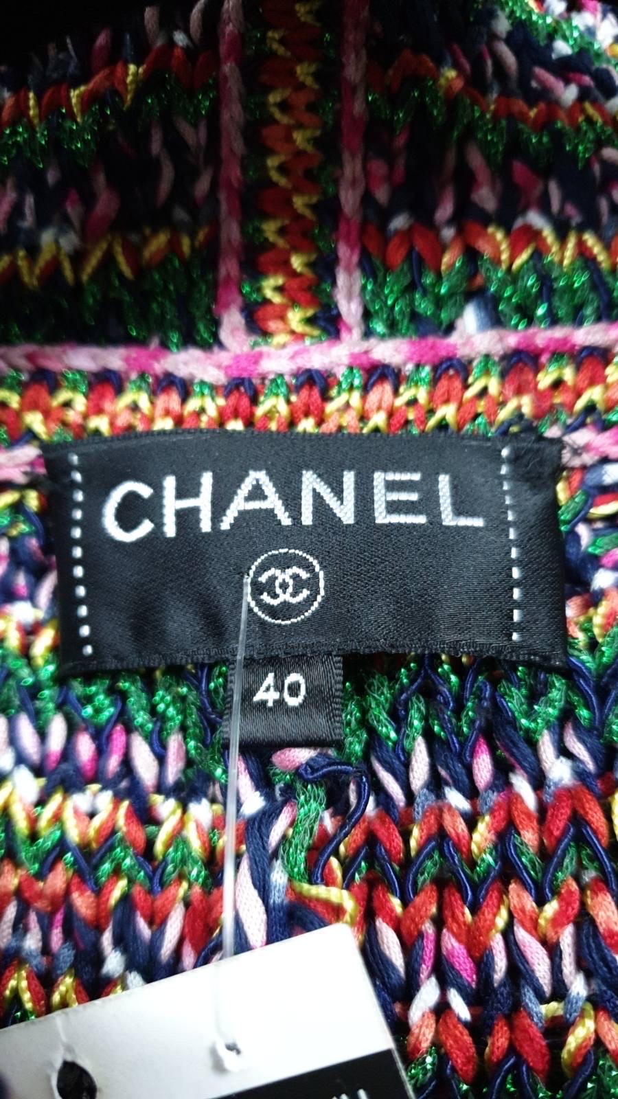 CHANEL Hooded Knit Gilet Vest  For Sale 3