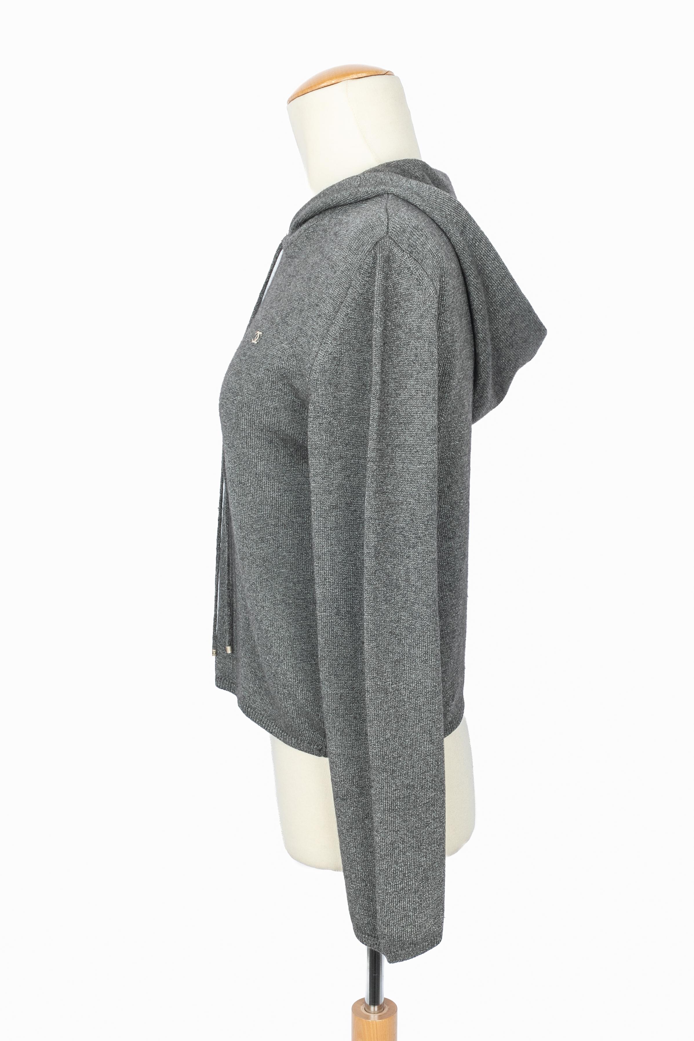 Chanel Kapuzenpulli 1998 Damen im Angebot