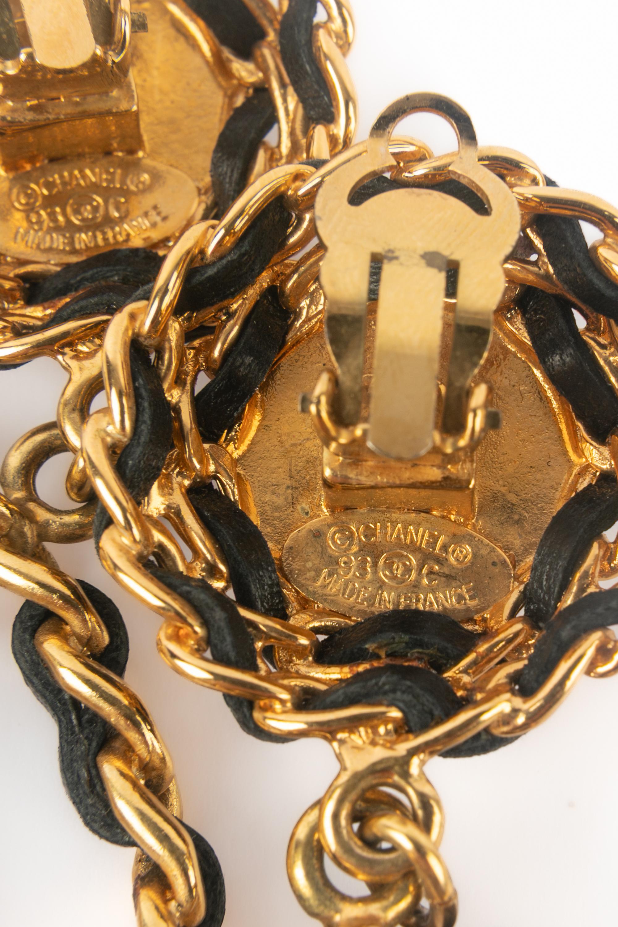 Chanel Reif-Ohrringe 1993 im Angebot 3