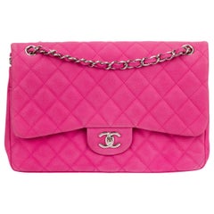 Chanel Hot Pink Caviar Double Flap Bag at 1stDibs  chanel pink bag, pink  chanel bag, chanel bag pink