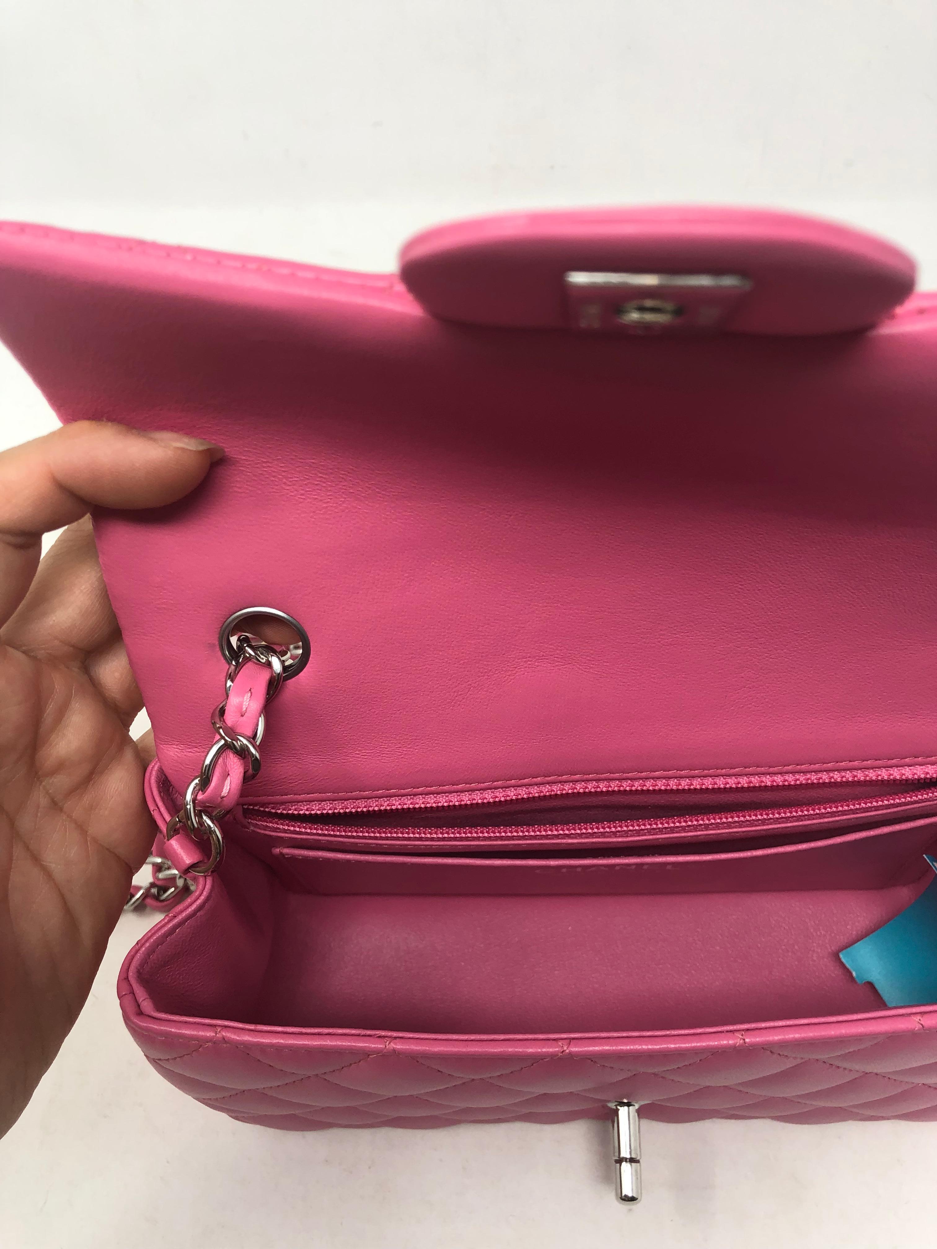 Chanel Hot Pink Mini Crossbody Bag 1