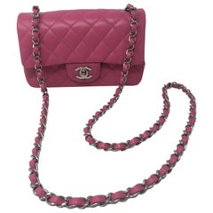 Chanel Hot Pink Mini Crossbody Bag