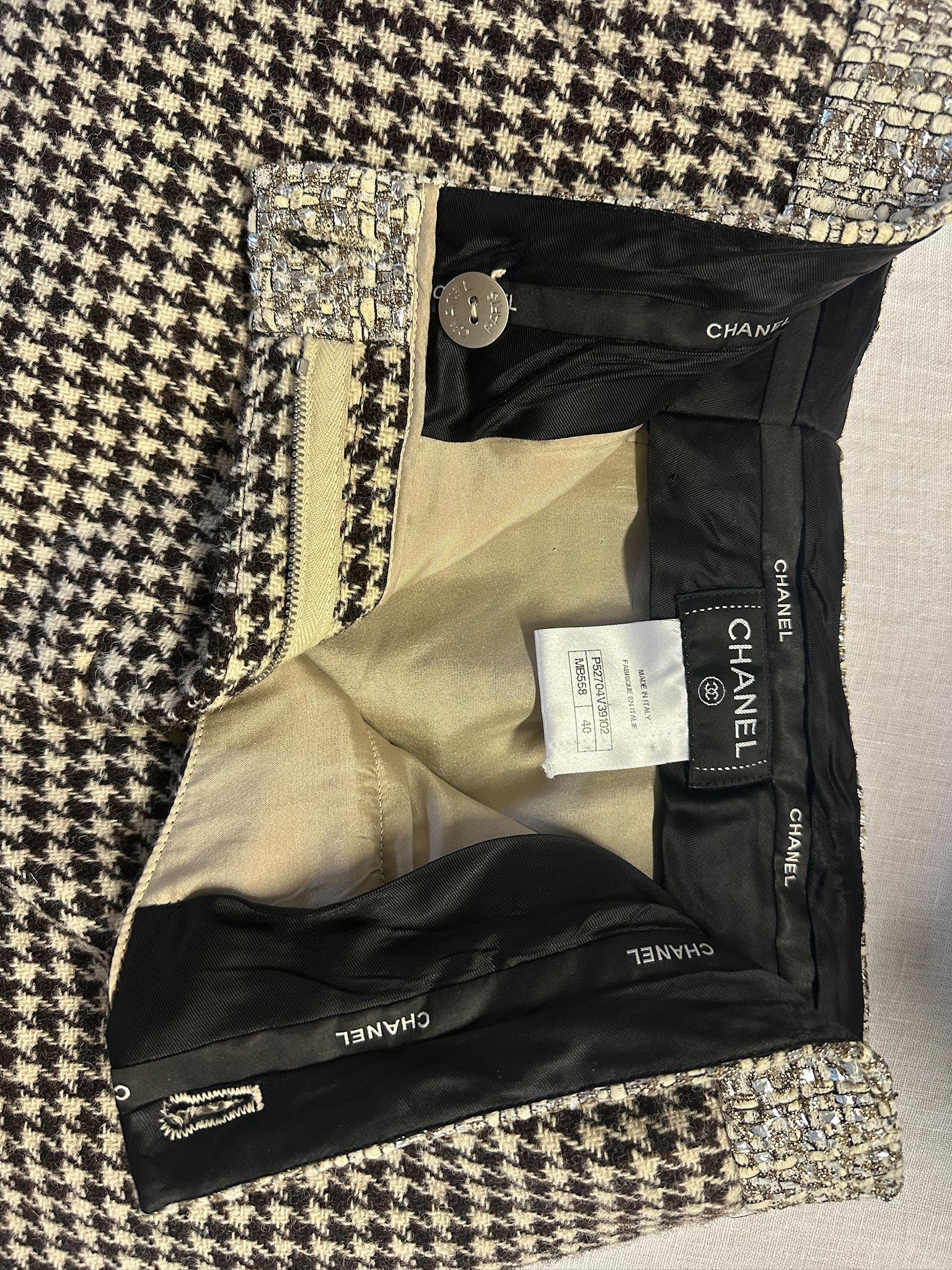 Donna Pantaloni Chanel in pied-de-poule A/I 2015