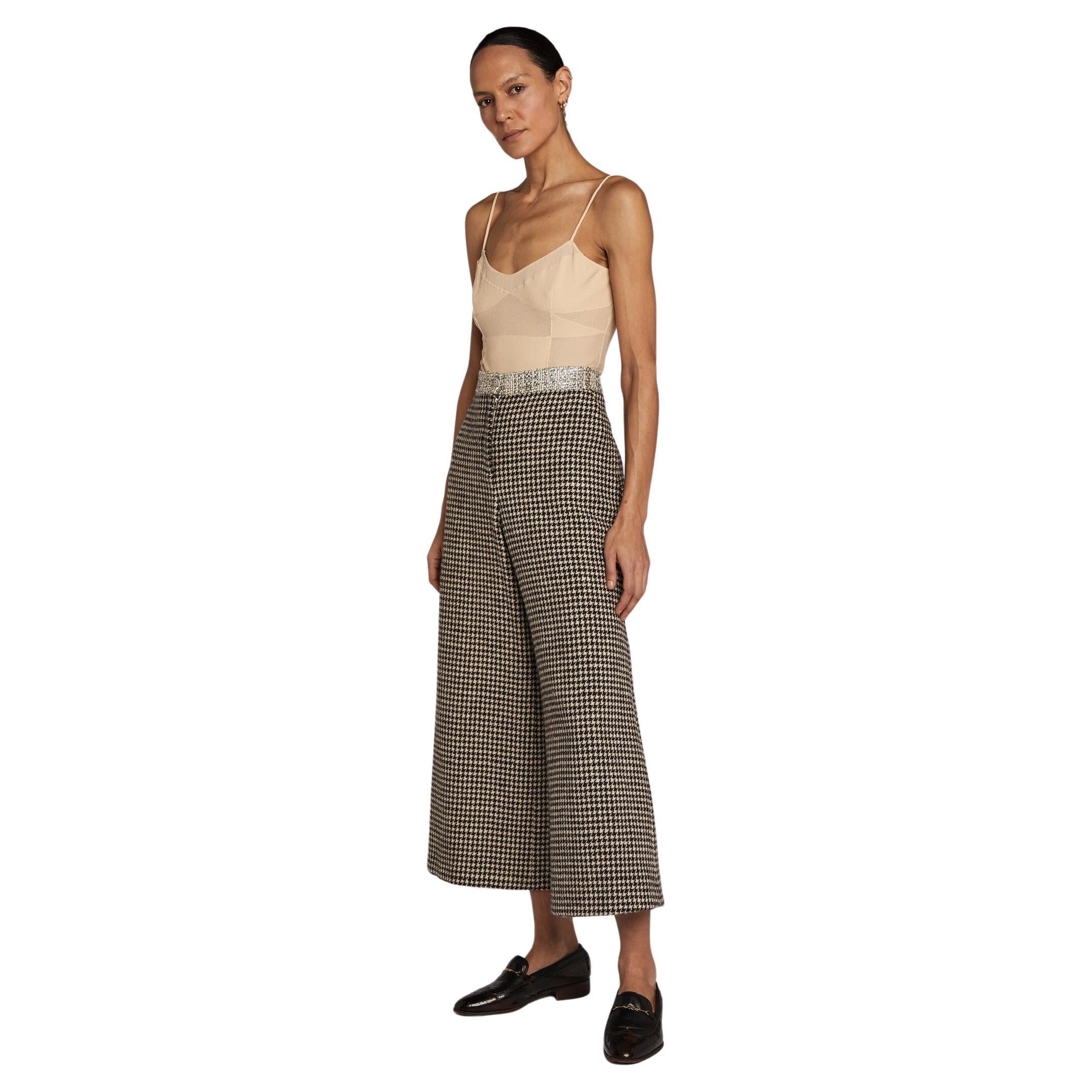 Pantaloni Chanel in pied-de-poule A/I 2015