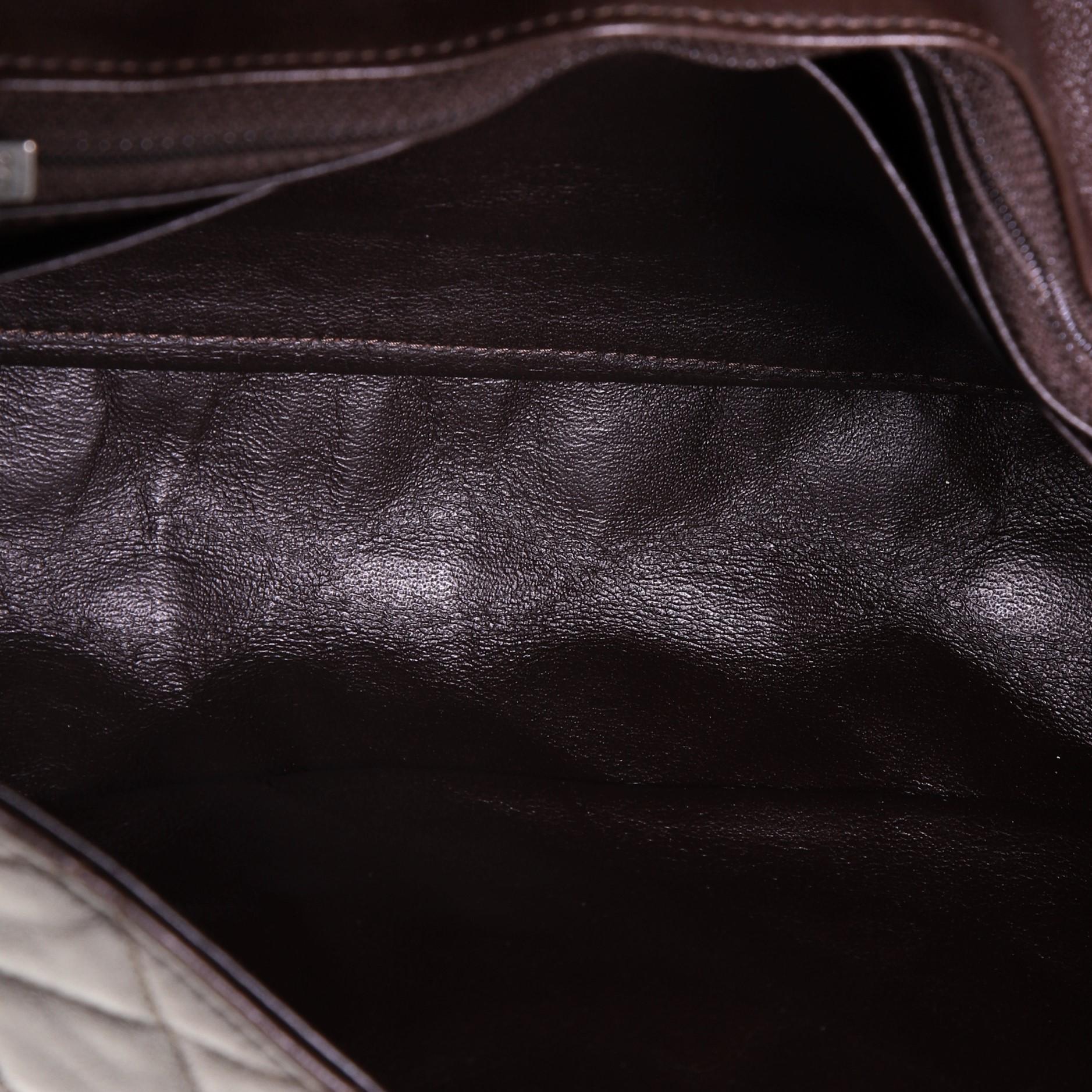 Women's or Men's Chanel Hybrid Reissue Single Flap Bag Quilted Lambskin Jumbo