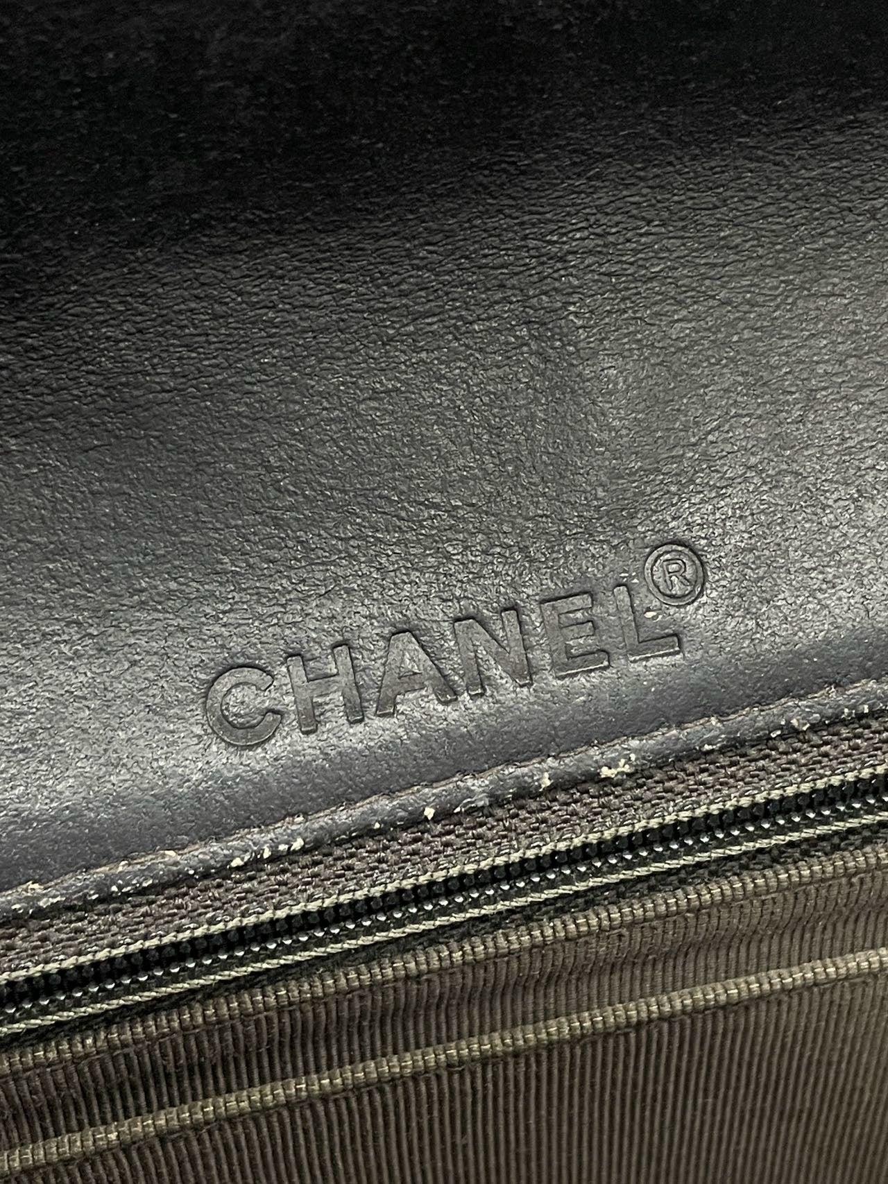 Chanel Ice Cube Chocolate Bar Medium Classic Flap Denim Green 8