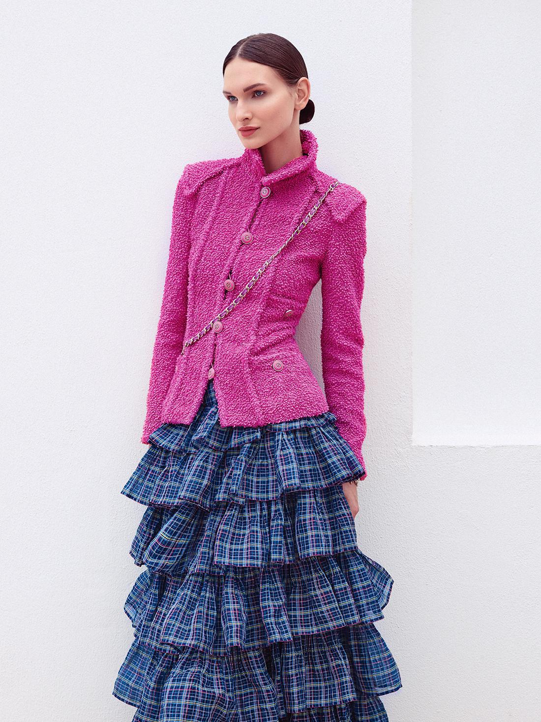 Chanel Icon 2020 Victoria Ceretti Ad Campaign Tweed Jacket 4