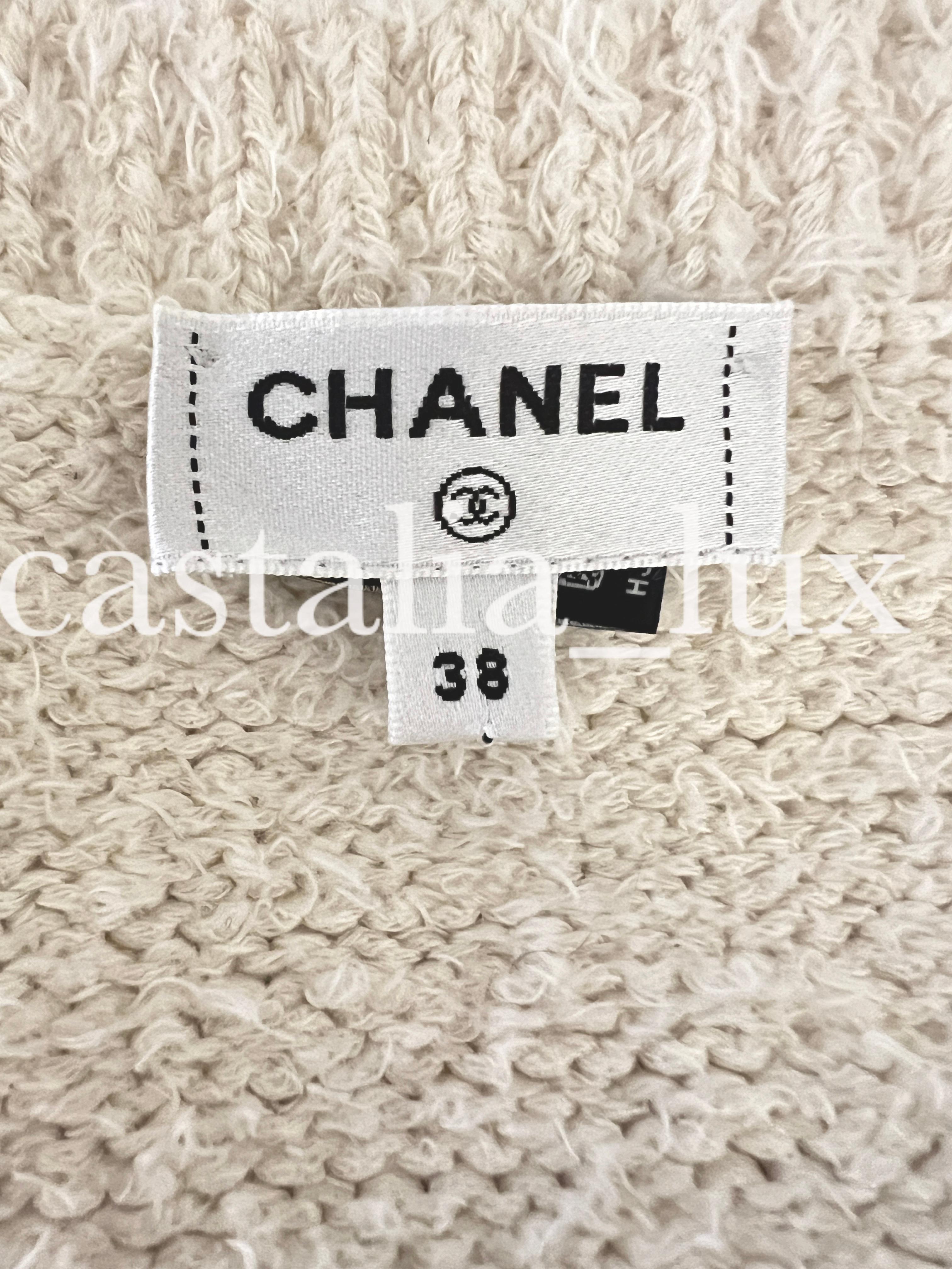 Chanel Icon New 2023 Logo-Jacke mit Gürtel mit Gürtel 11