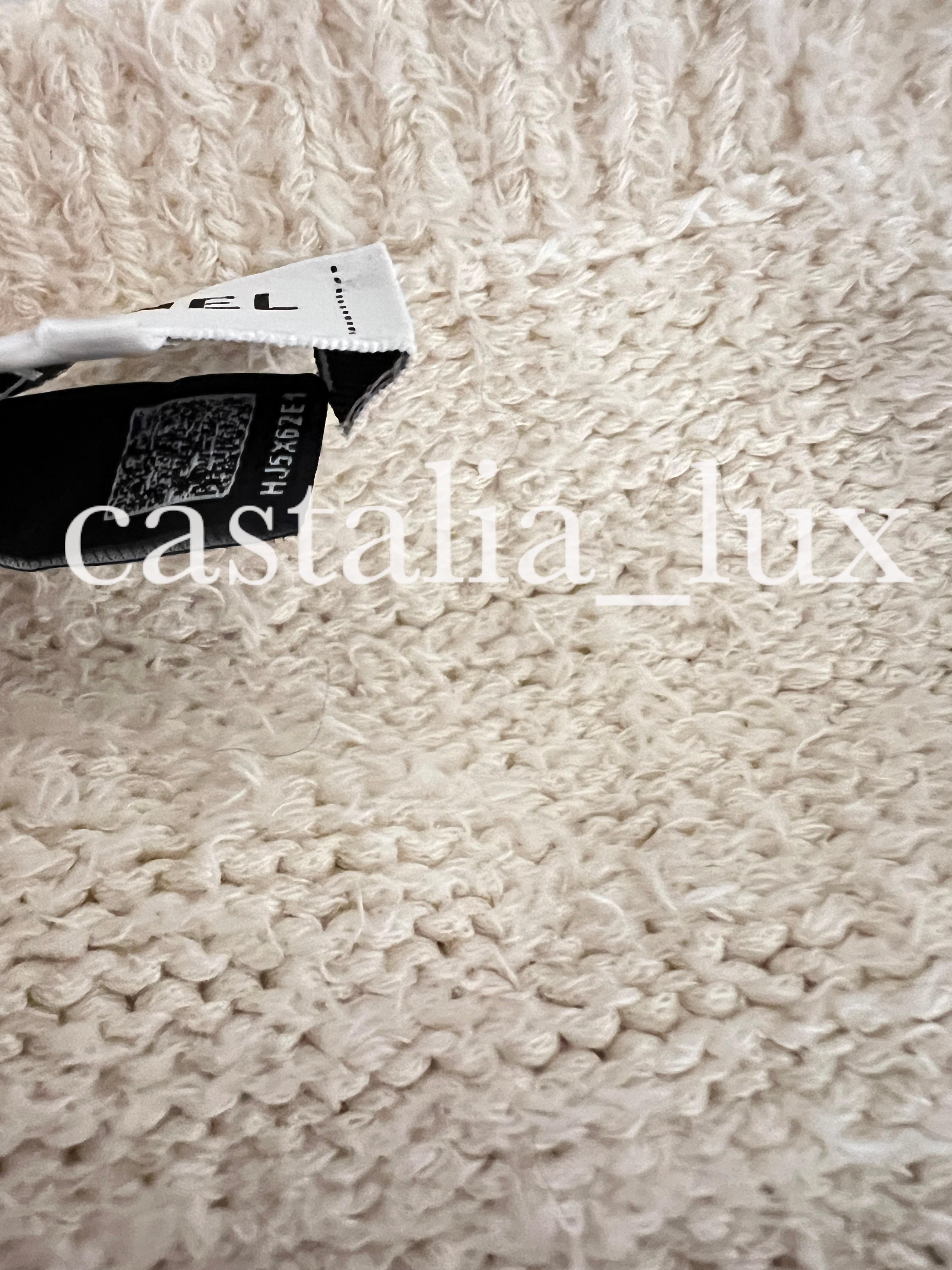 Chanel Icon New 2023 Logo Belted Jacket 14