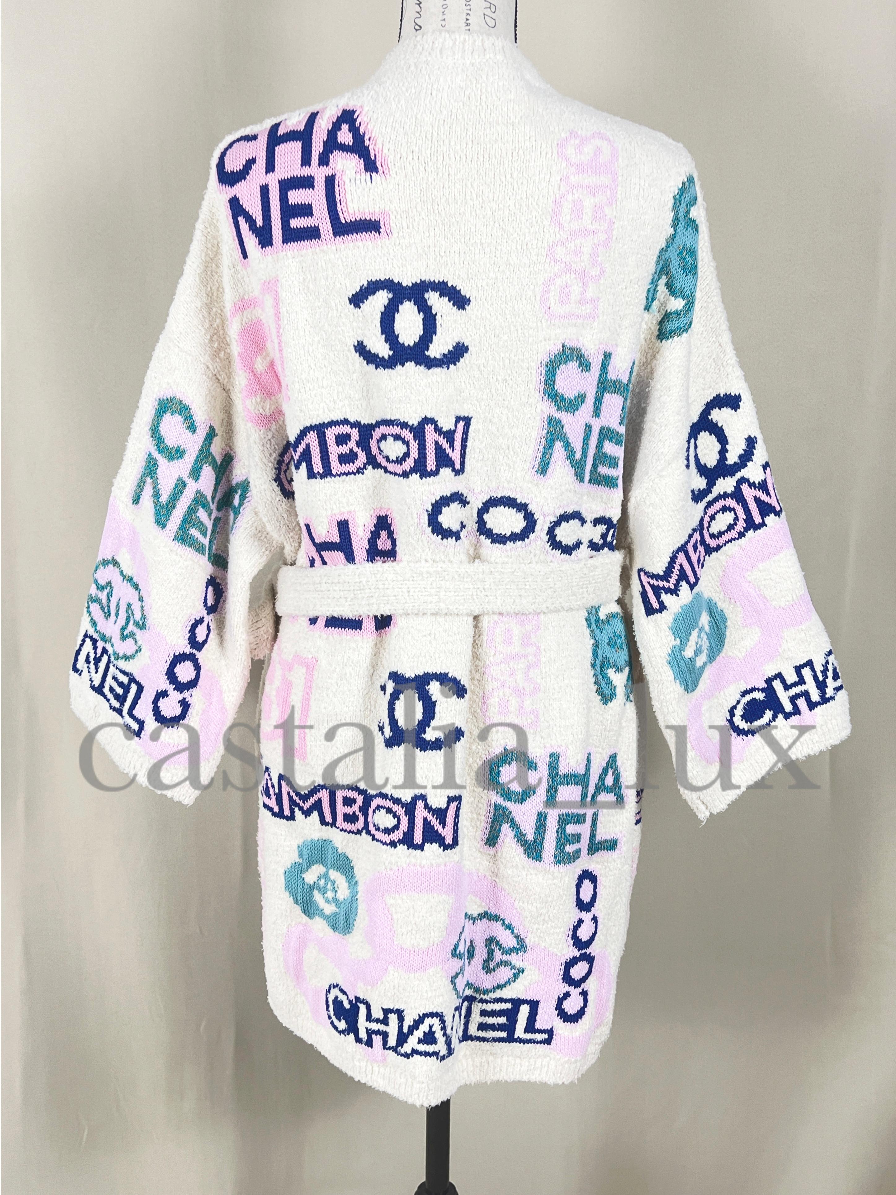 Chanel Icon New 2023 Logo Belted Jacket 15
