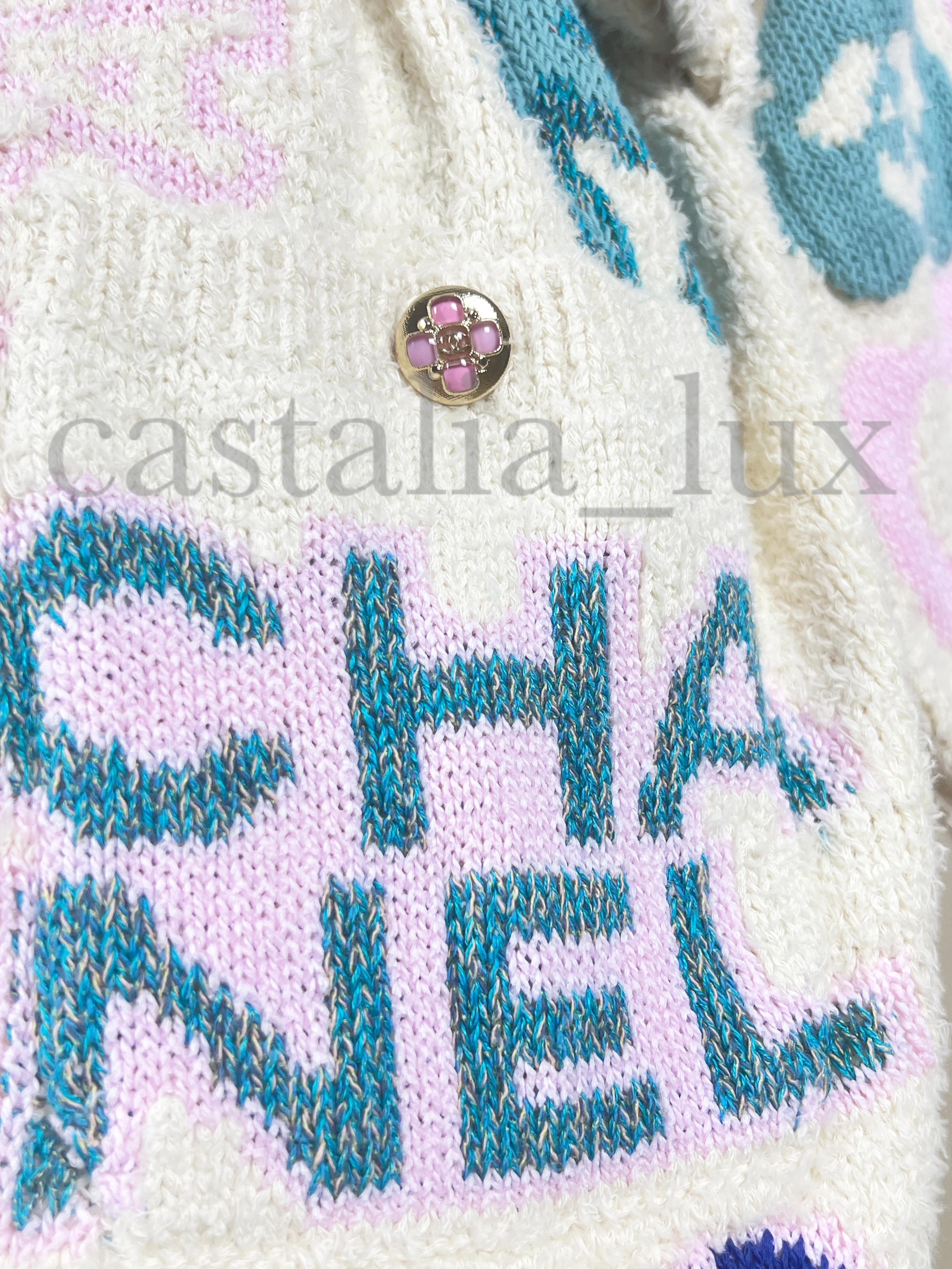 Chanel Icon New 2023 Logo Belted Jacket 2