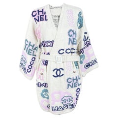 Chanel Icon New 2023 Logo Belted Jacket