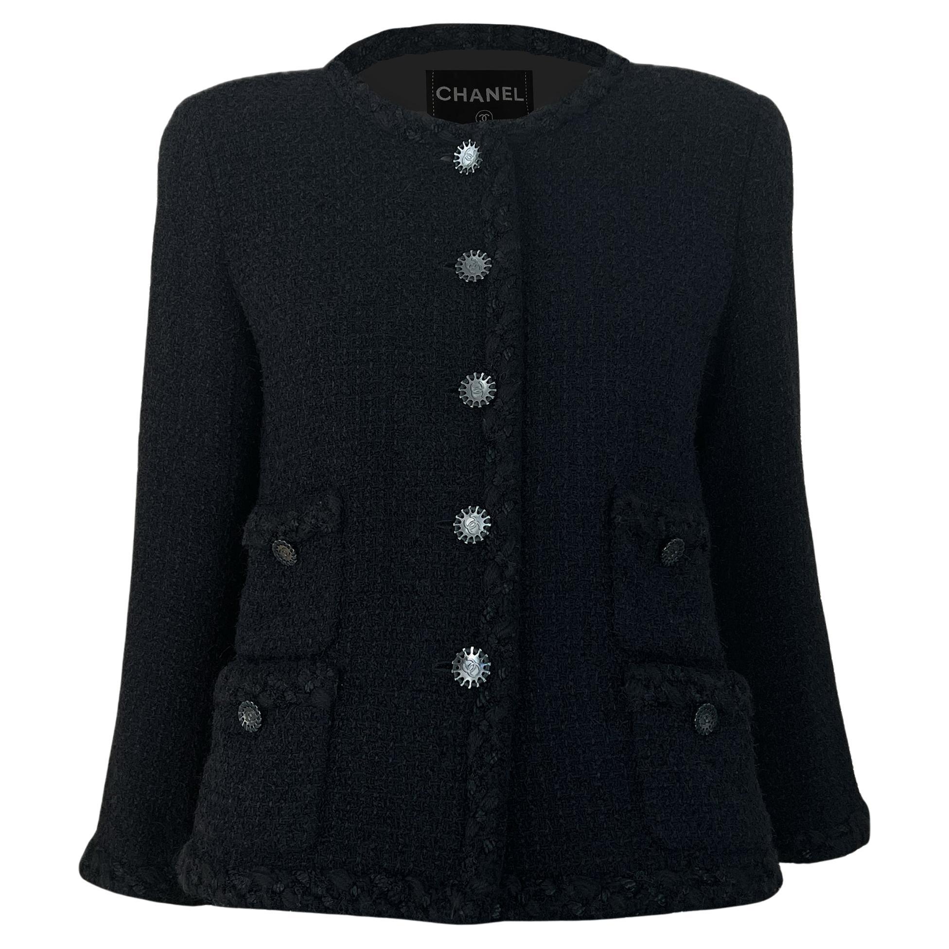 Chanel Icon of Icons Little Black Jacket 36 FR For Sale
