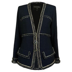 Chanel Icon Paris / Cosmopolite Giacca in tweed nero 40 FR