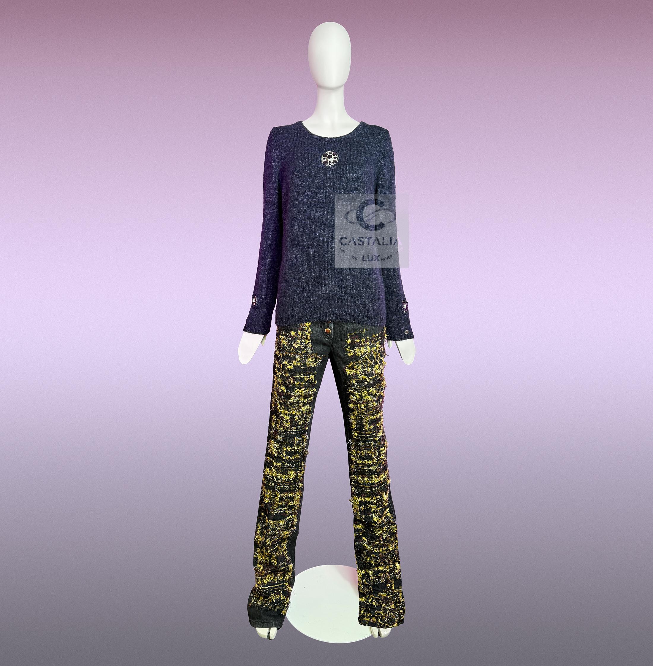 Chanel Icon París / Londres Jersey Gripoix Joya en venta 5