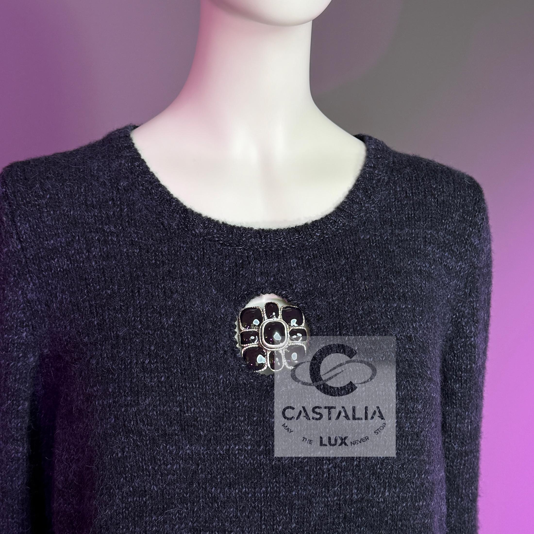 Chanel Icon París / Londres Jersey Gripoix Joya en venta 8