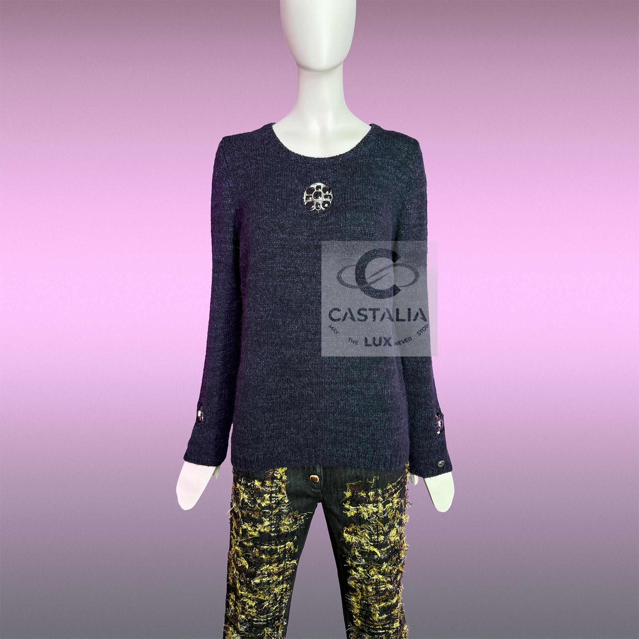 Chanel Icon París / Londres Jersey Gripoix Joya en venta 2