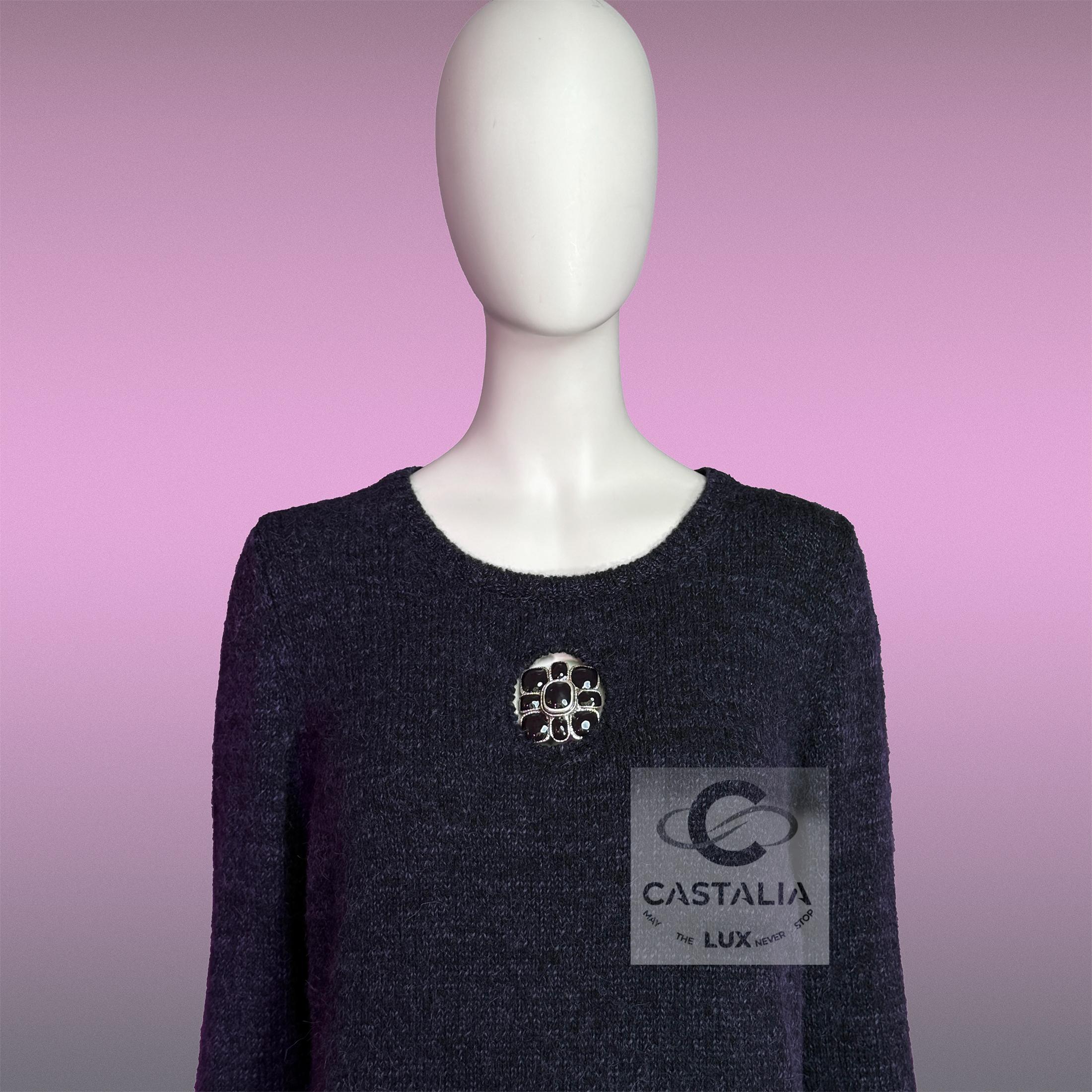 Chanel Icon París / Londres Jersey Gripoix Joya en venta 3