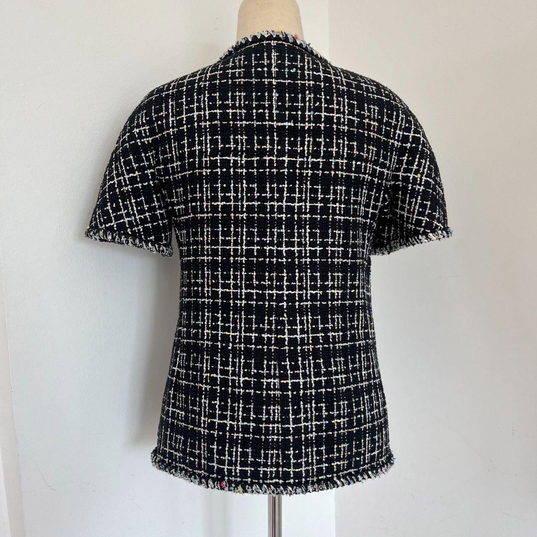 Chanel Iconic 2019 Spring Black Tweed Jacket  For Sale 10