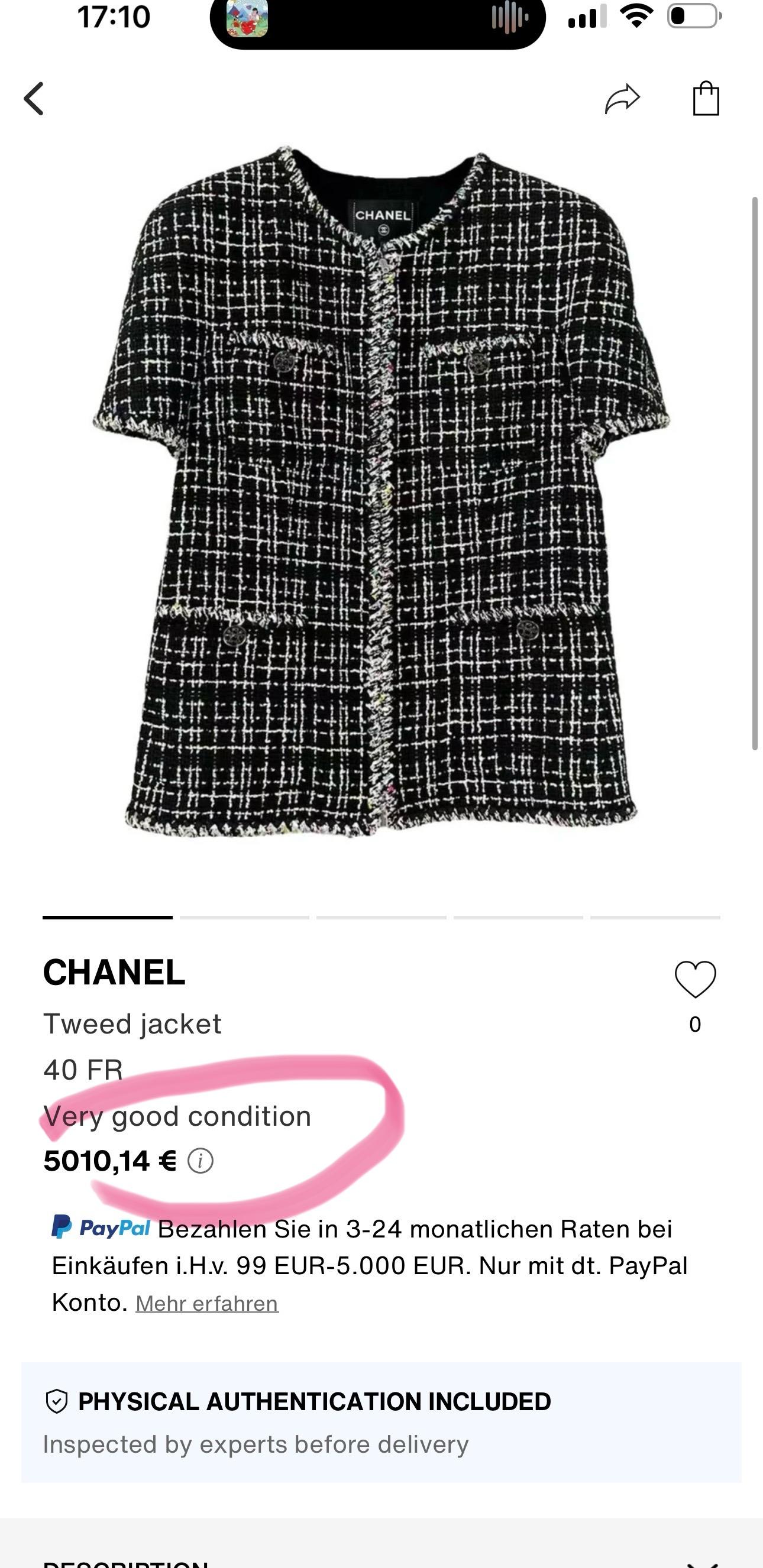 Women's or Men's Chanel Iconic 2019 Spring Black Tweed Jacket  For Sale