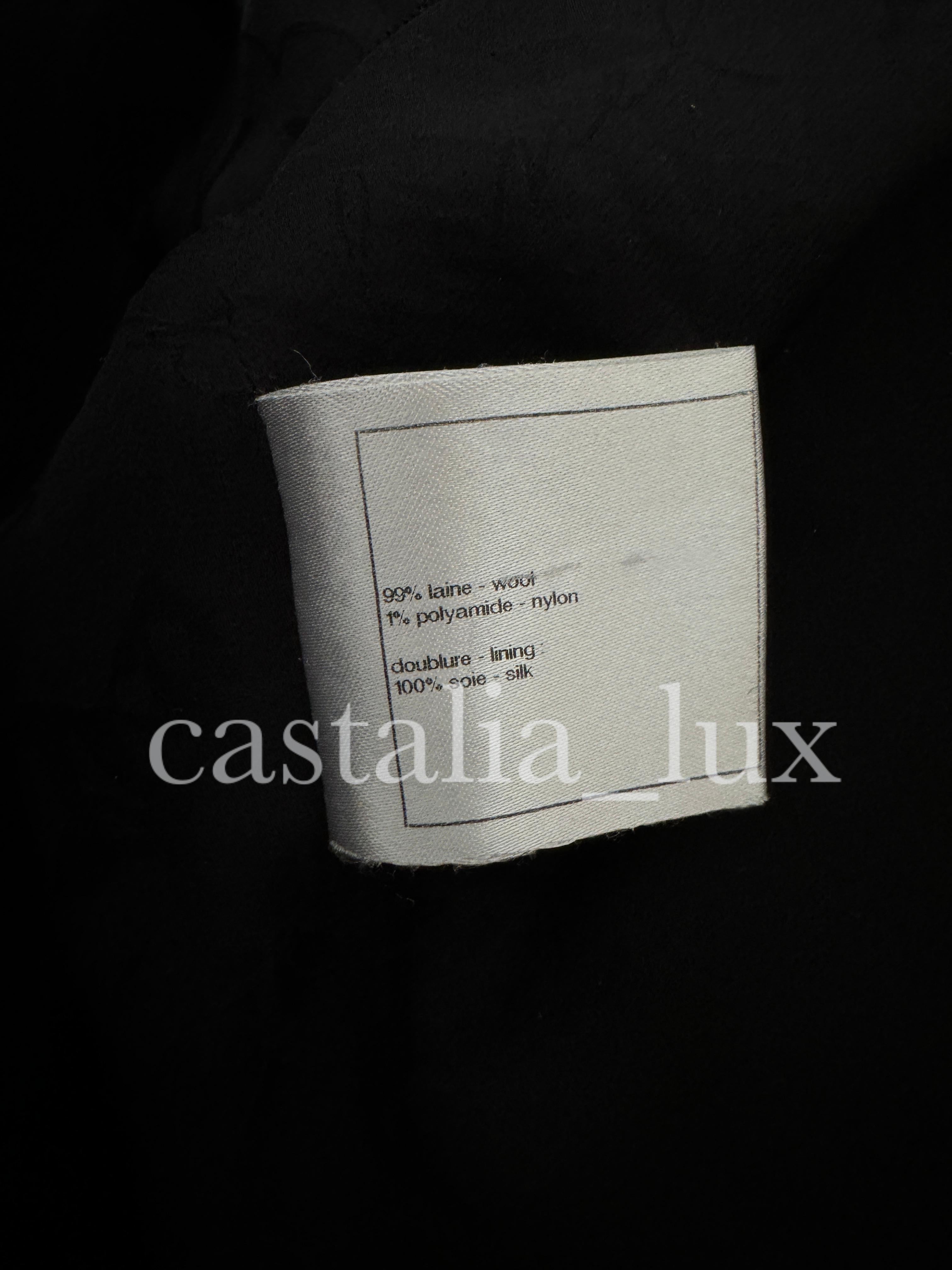 Chanel Iconic 9K$ Lady Gaga Style Black Tweed Jacket 13