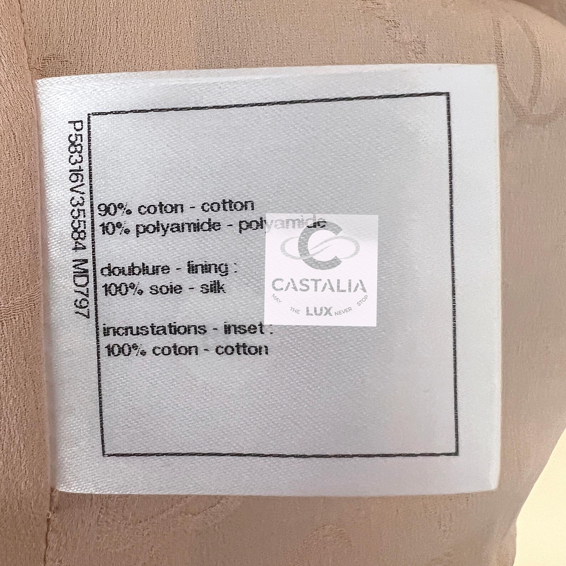 Chanel Iconic Ad Campaigner Giacca in tweed e denim rosa 38 FR in vendita 8