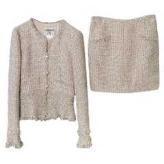 CHANEL Iconique Anna Wintour Style Lesage Ensemble Tweed 34 FR