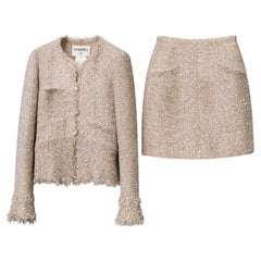 CHANEL Ikonische Anna Wintour Stil Lesage Tweed Ensemble 34 FR
