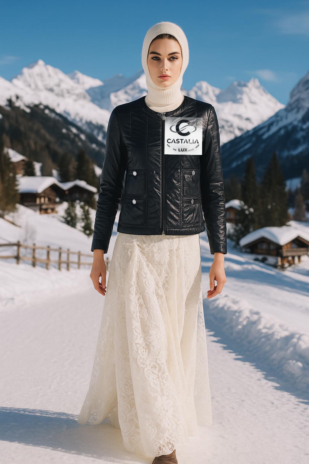 Chanel Iconic Schwarz Leichtgewicht-Pufferjacke 34 FR im Angebot 3