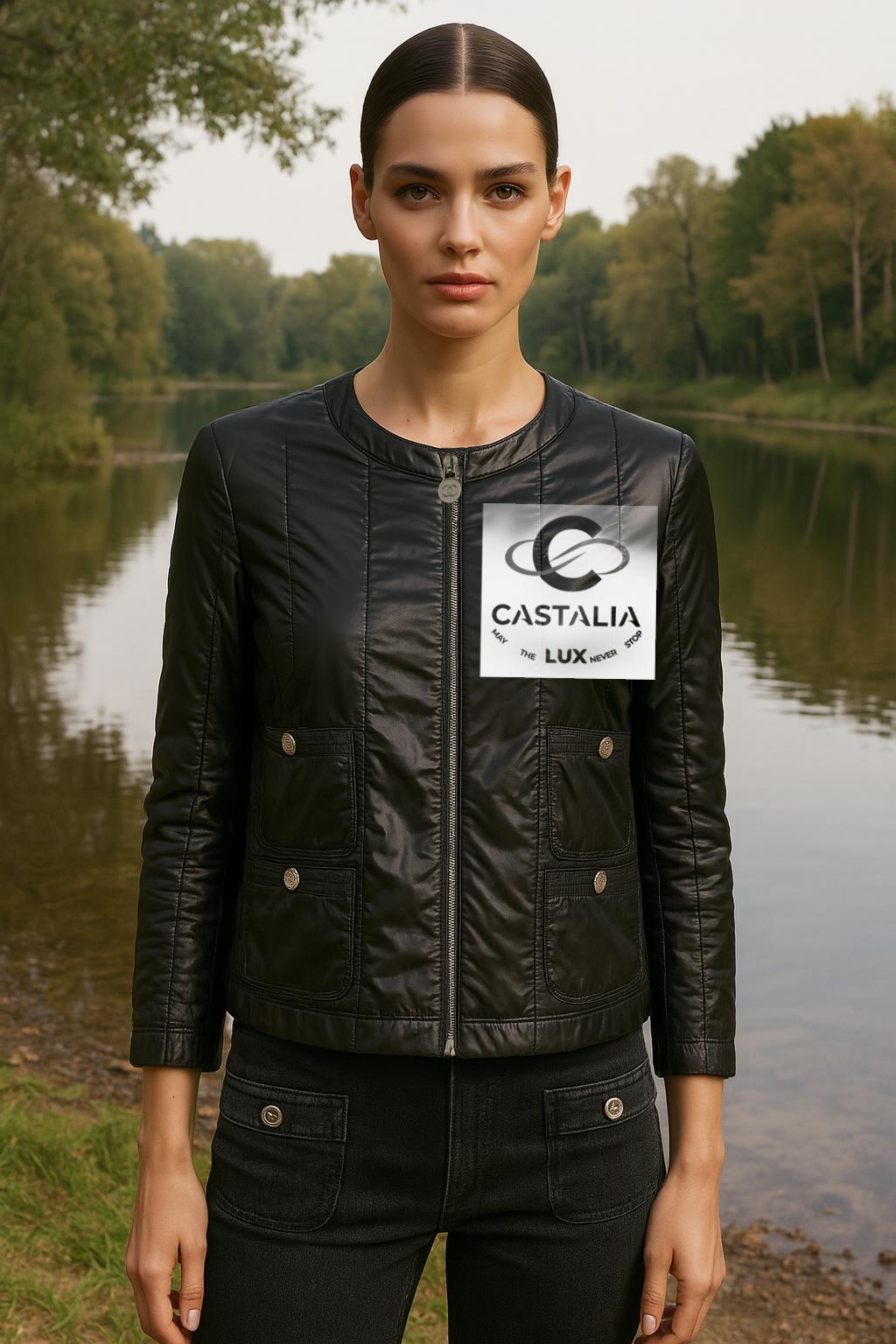 Chanel Iconic Black Lightweight Puffer Jacket 34 FR 5