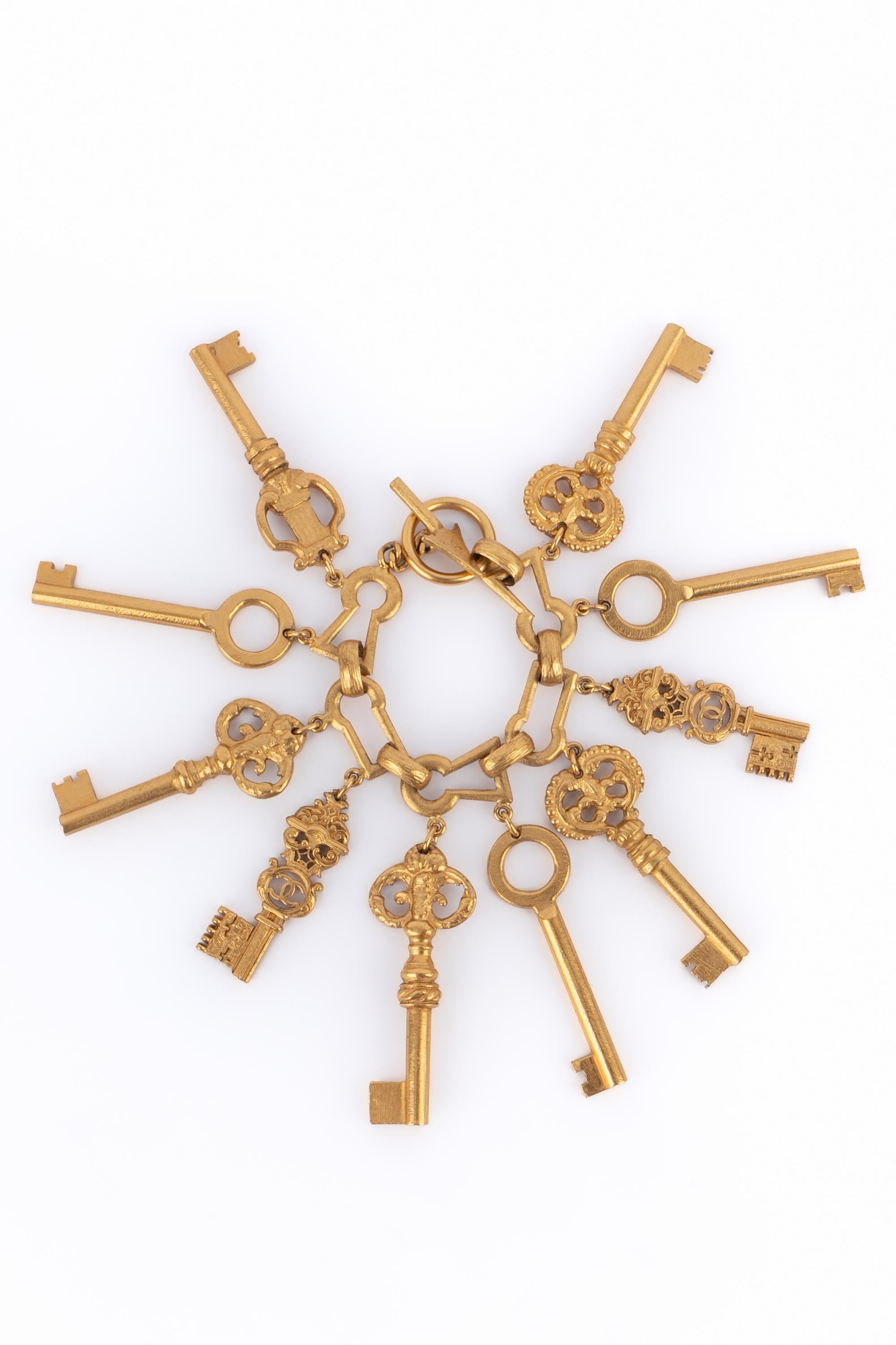 Bracciale iconico Chanel "chiavi" 1993