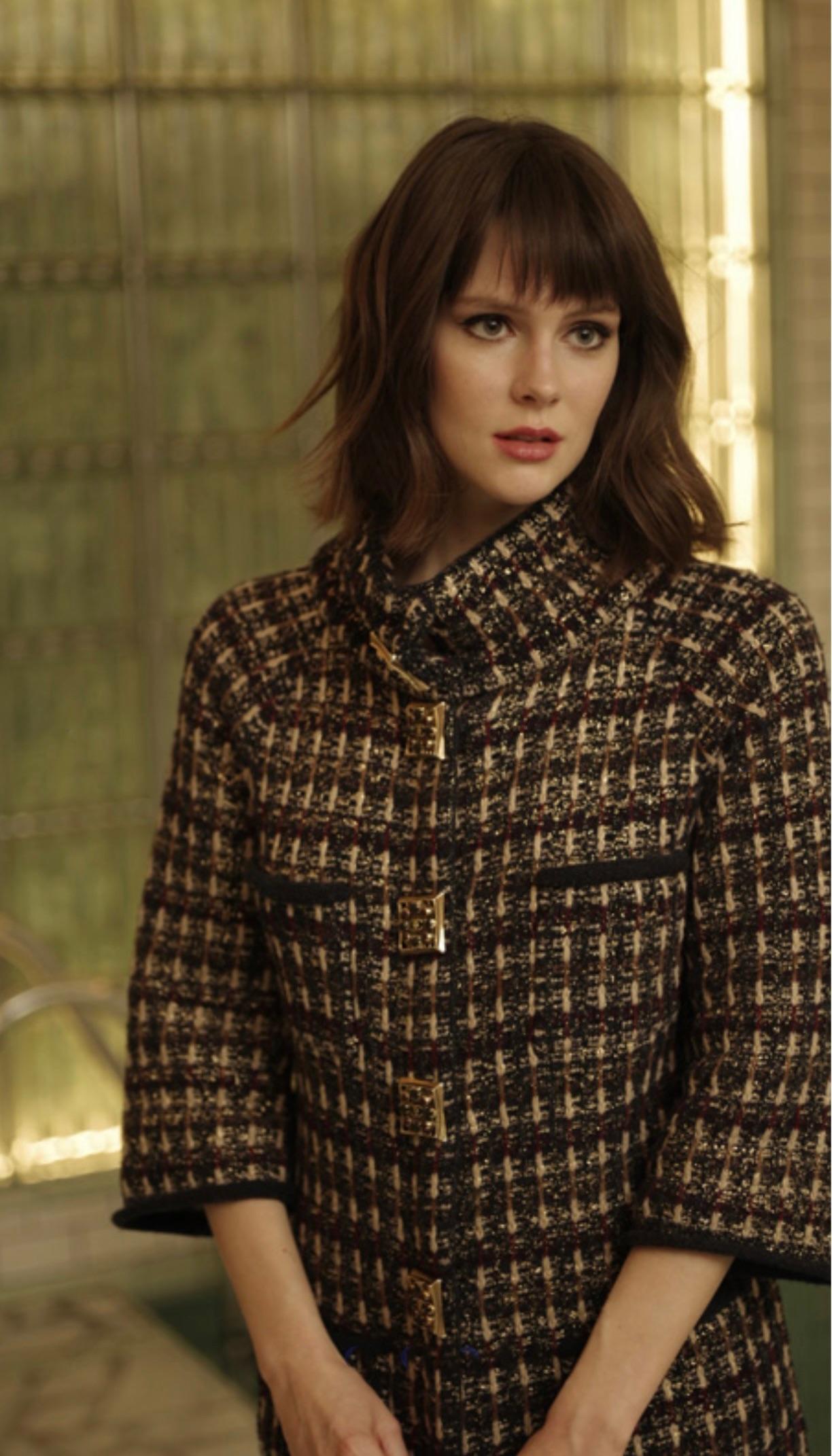 Chanel Iconic Byzance Collection Gripoix Buttons Coat In New Condition In Dubai, AE