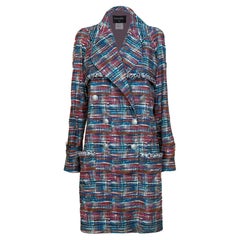 Chanel Iconic CC Buttons Vibrant Trench Coat 34 FR