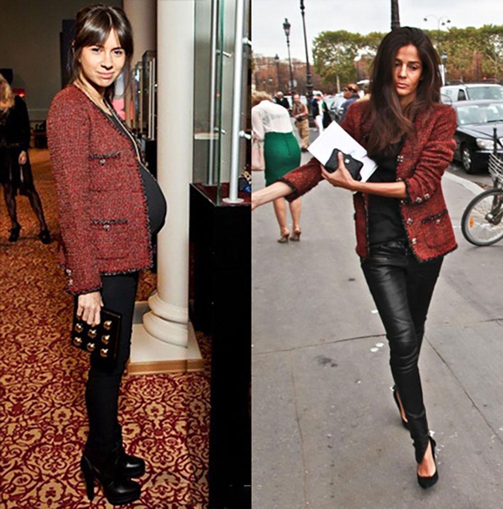 Chanel Iconic CC Gripoix Buttons Burgundy Tweed Jacket 40 FR in vendita 1