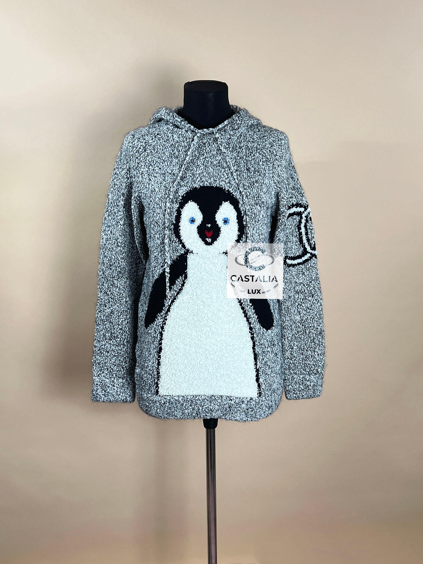 Women's or Men's Chanel Iconic CC Penguin Collectors Hoodie