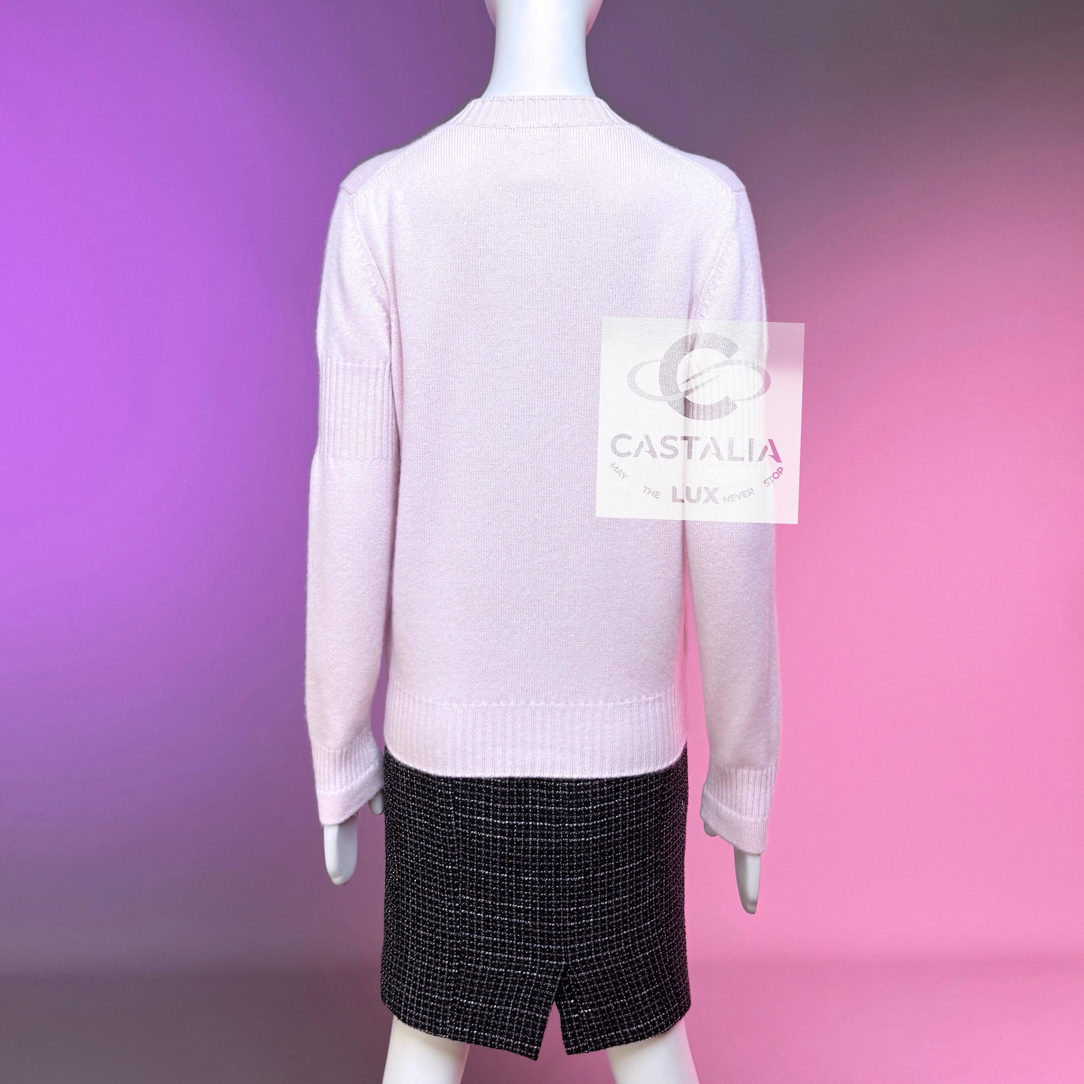Chaqueta Chanel Iconic CC Turnlock en rosa rubor 40 FR 5