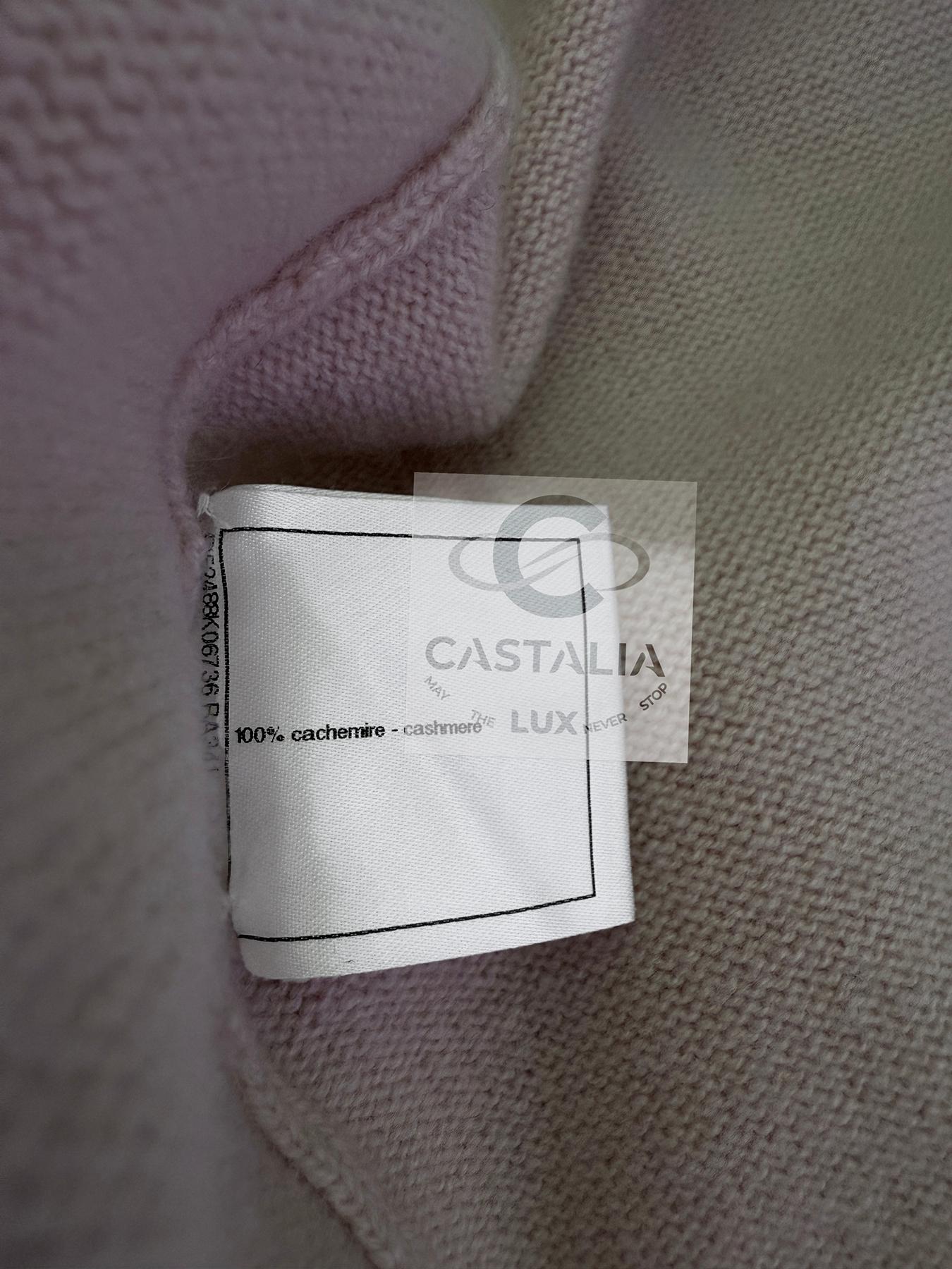 Chaqueta Chanel Iconic CC Turnlock en rosa rubor 40 FR 8