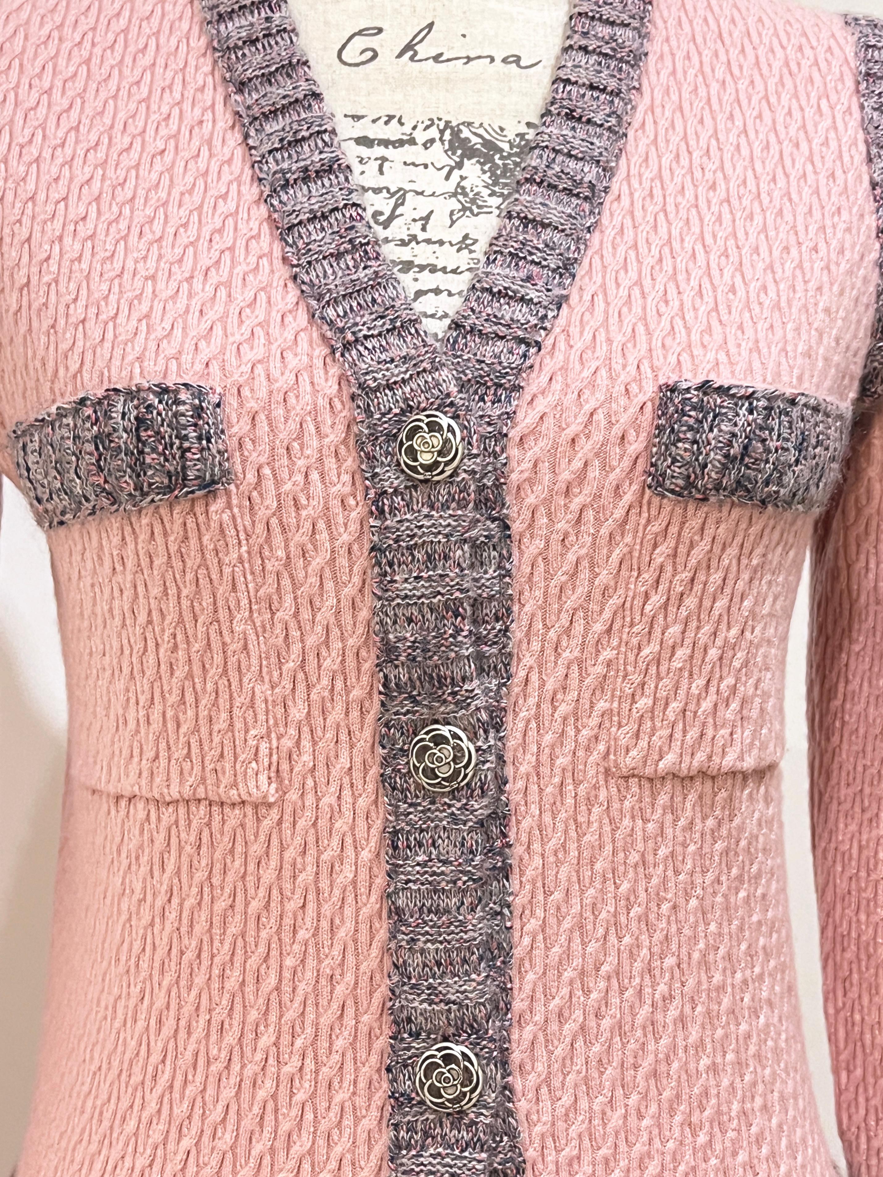 Chanel Iconic Coco Brasserie Quilted Jacket Dress For Sale 11