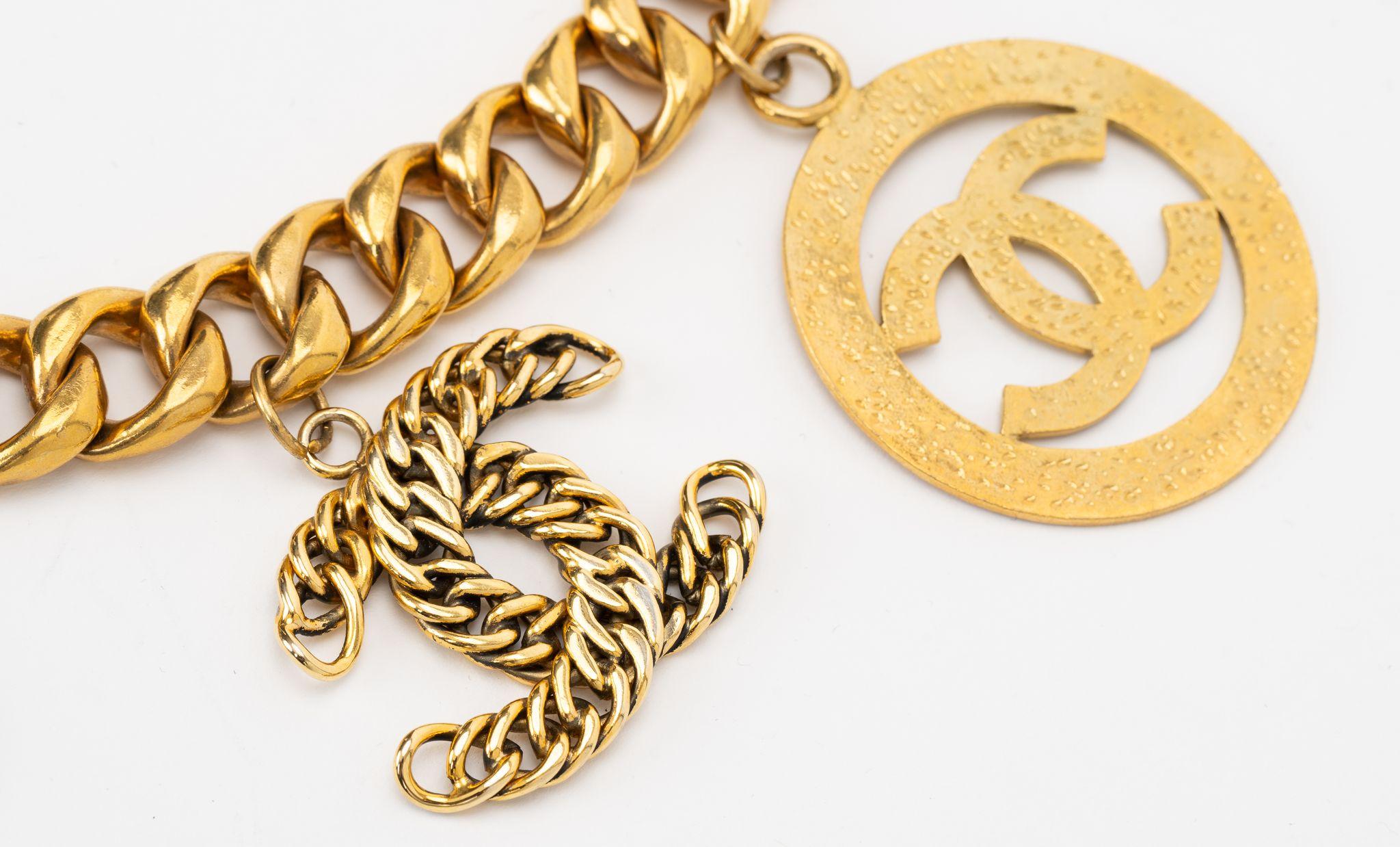 Chanel Iconic Collectible 12 Charm Belt For Sale 1